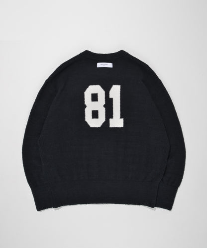 TEDY-81 LOGO crew neck - black