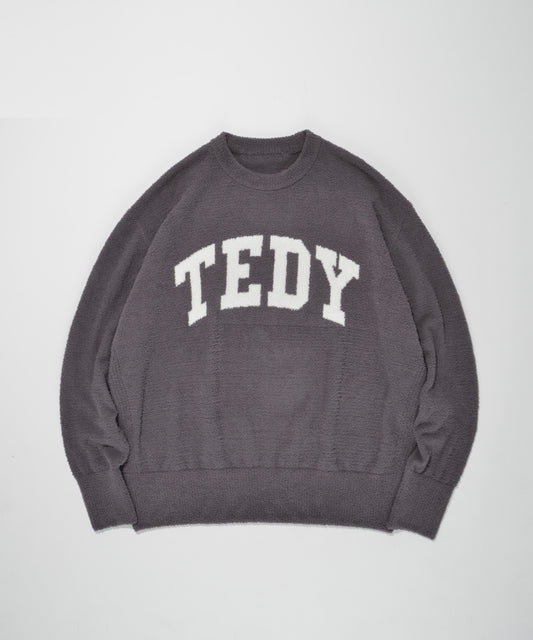 TEDY-81 LOGO crew neck - gray