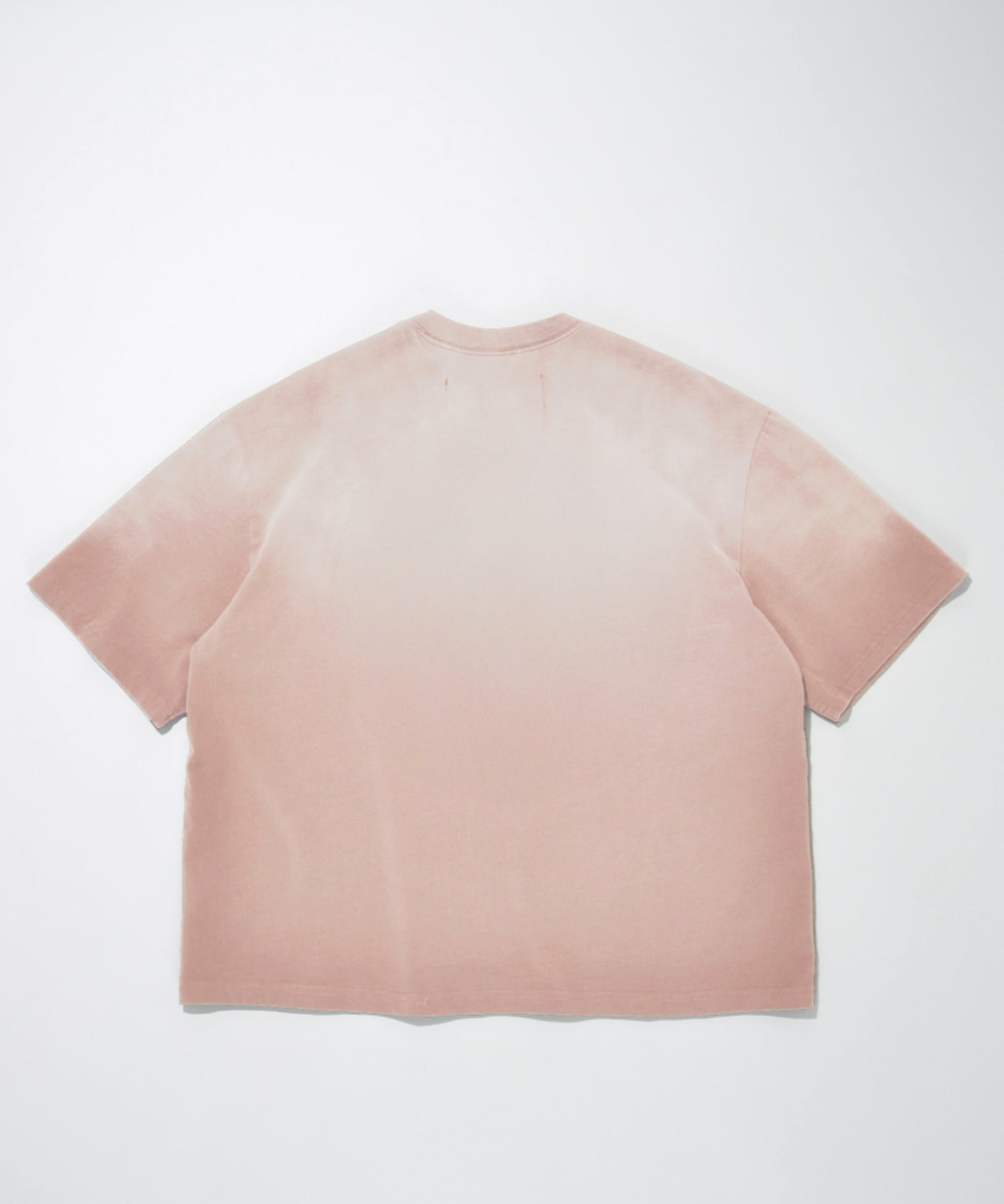 Sun faded Sweat S/S T-shirt - brown