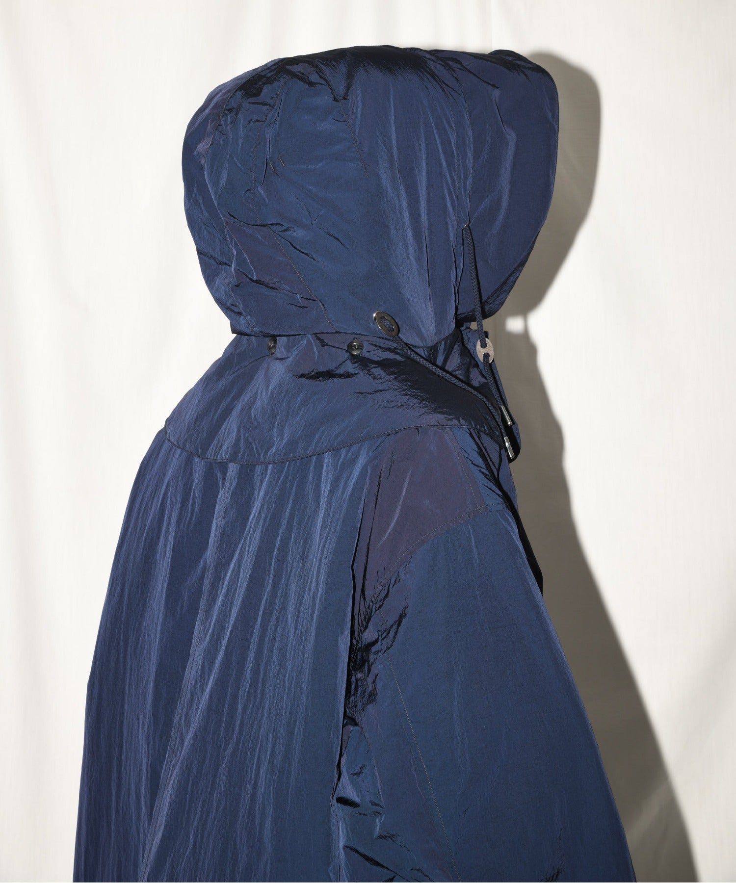 2WAYモッズコート×ステンカラーコート/Soutien collar field coat - navy