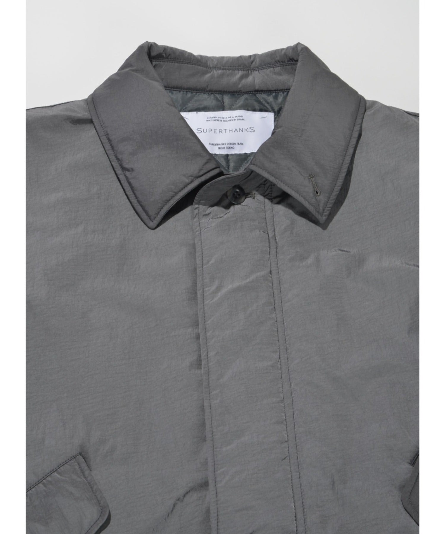 2WAYモッズコート×ステンカラーコート/Soutien collar field coat - navy