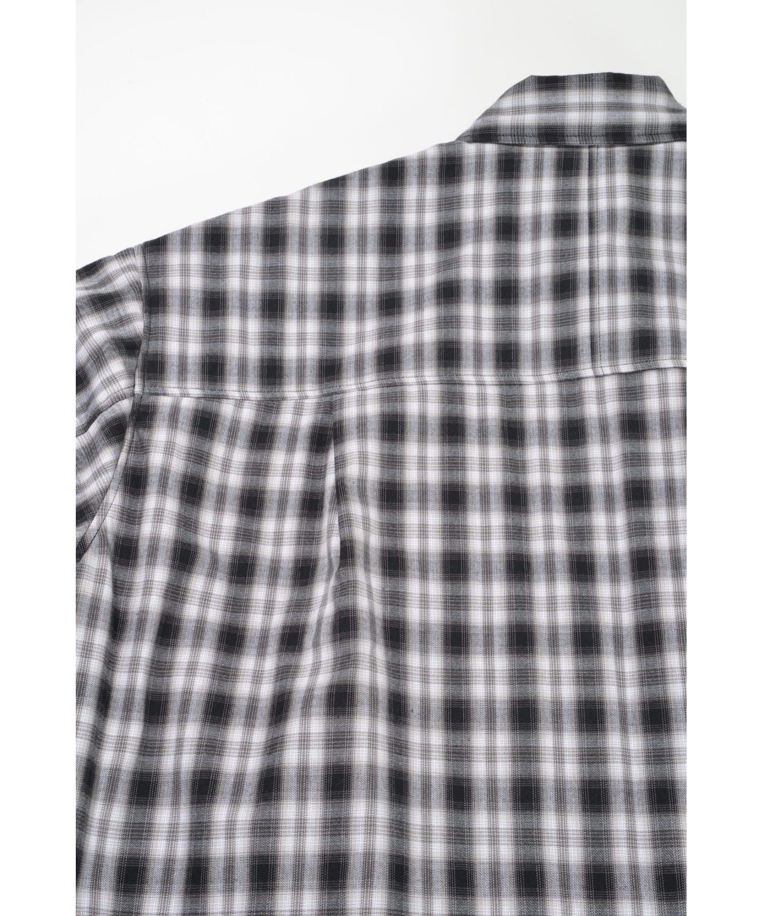 Padded retro shirt jac - gray/red