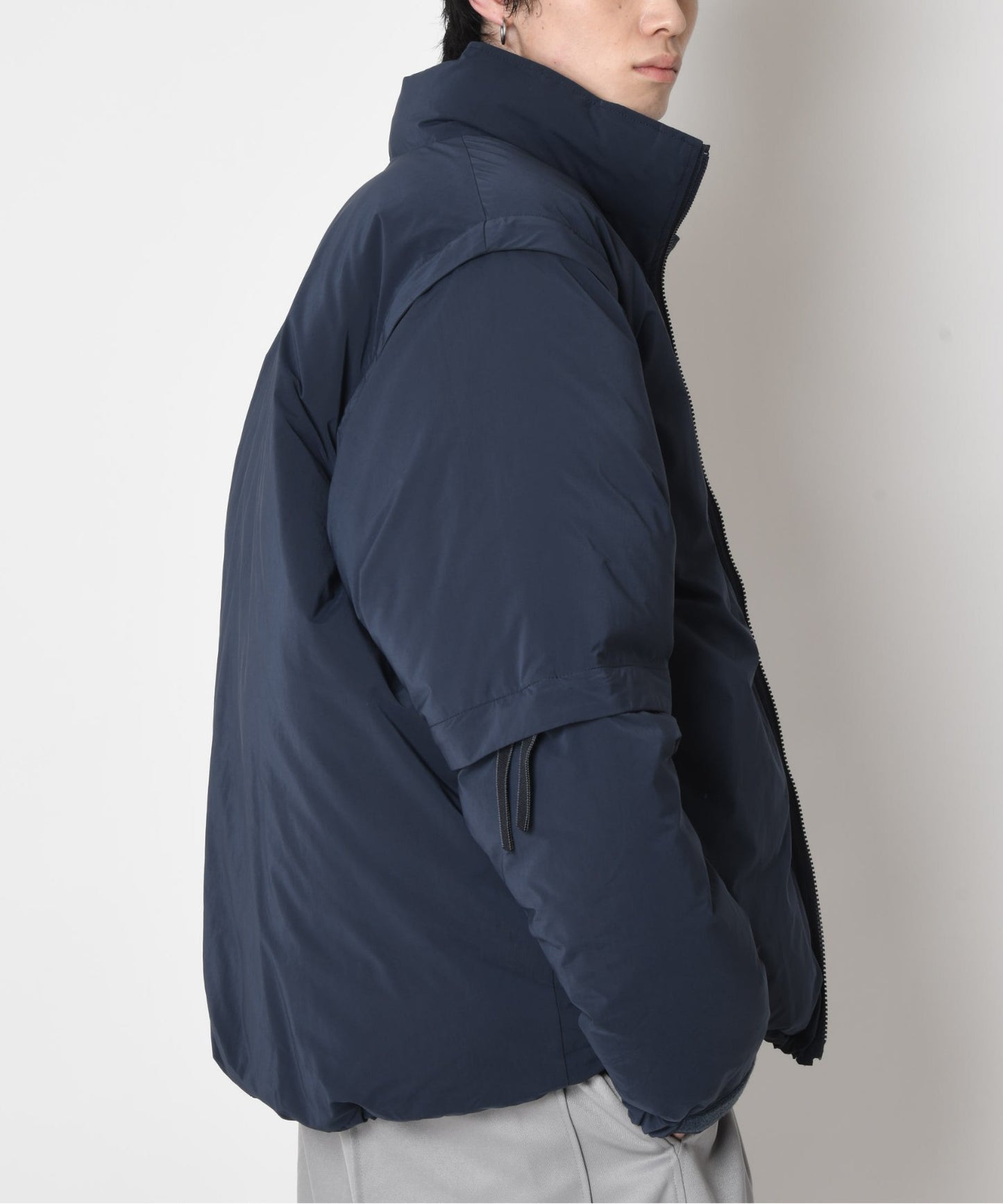 Extende puffer jacket - black