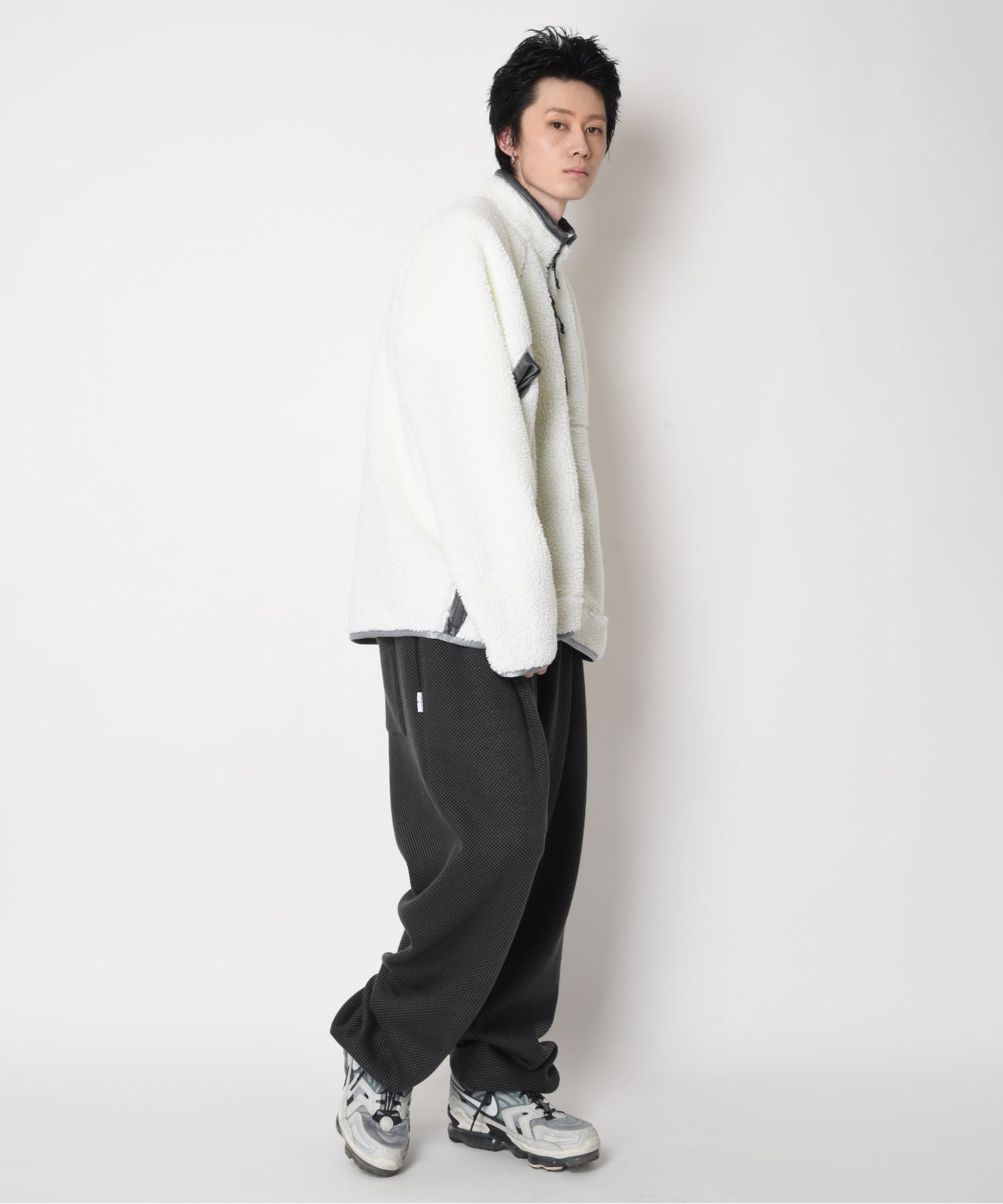 Technical boa jacket - white