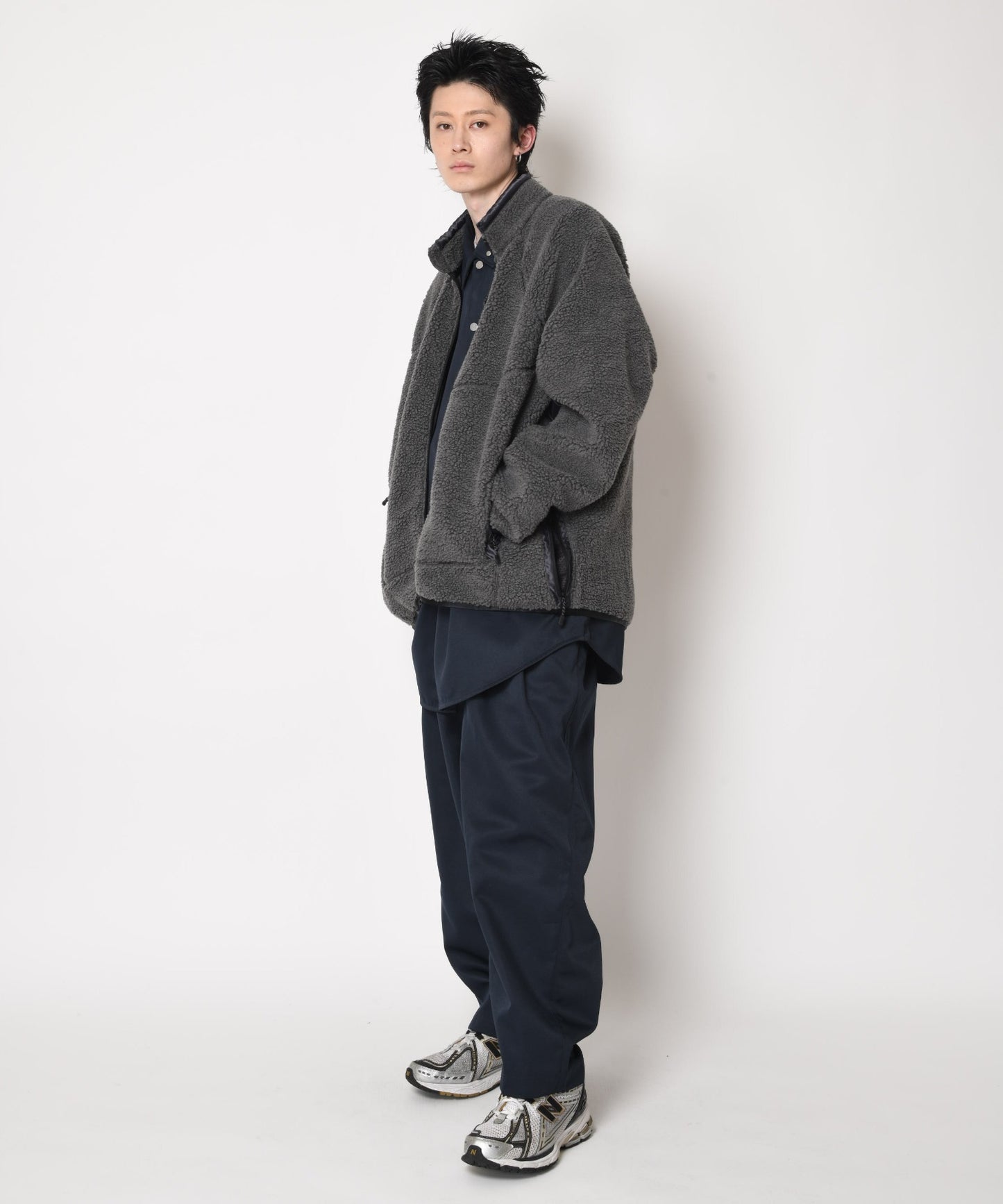 Technical boa jacket - c.gray/c.gray