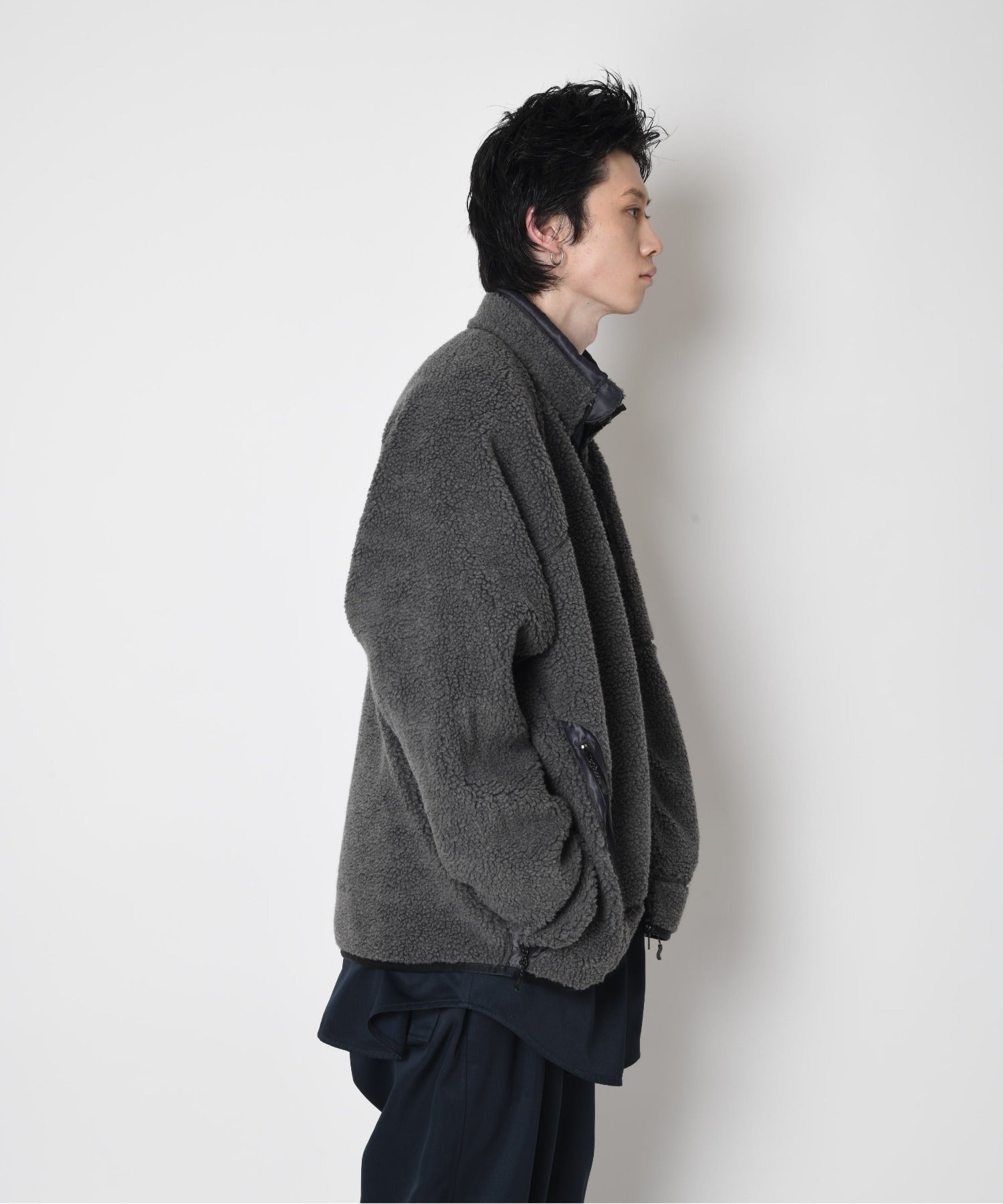 Technical boa jacket - white