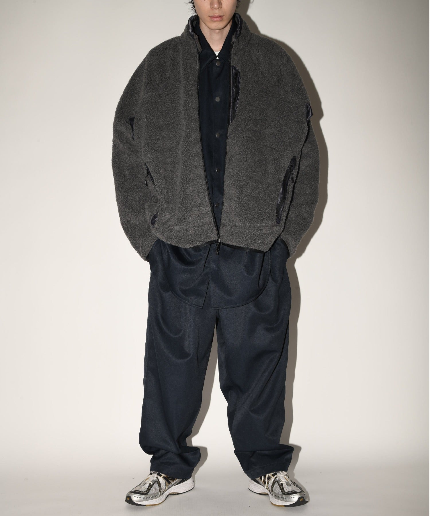 Technical boa jacket - white