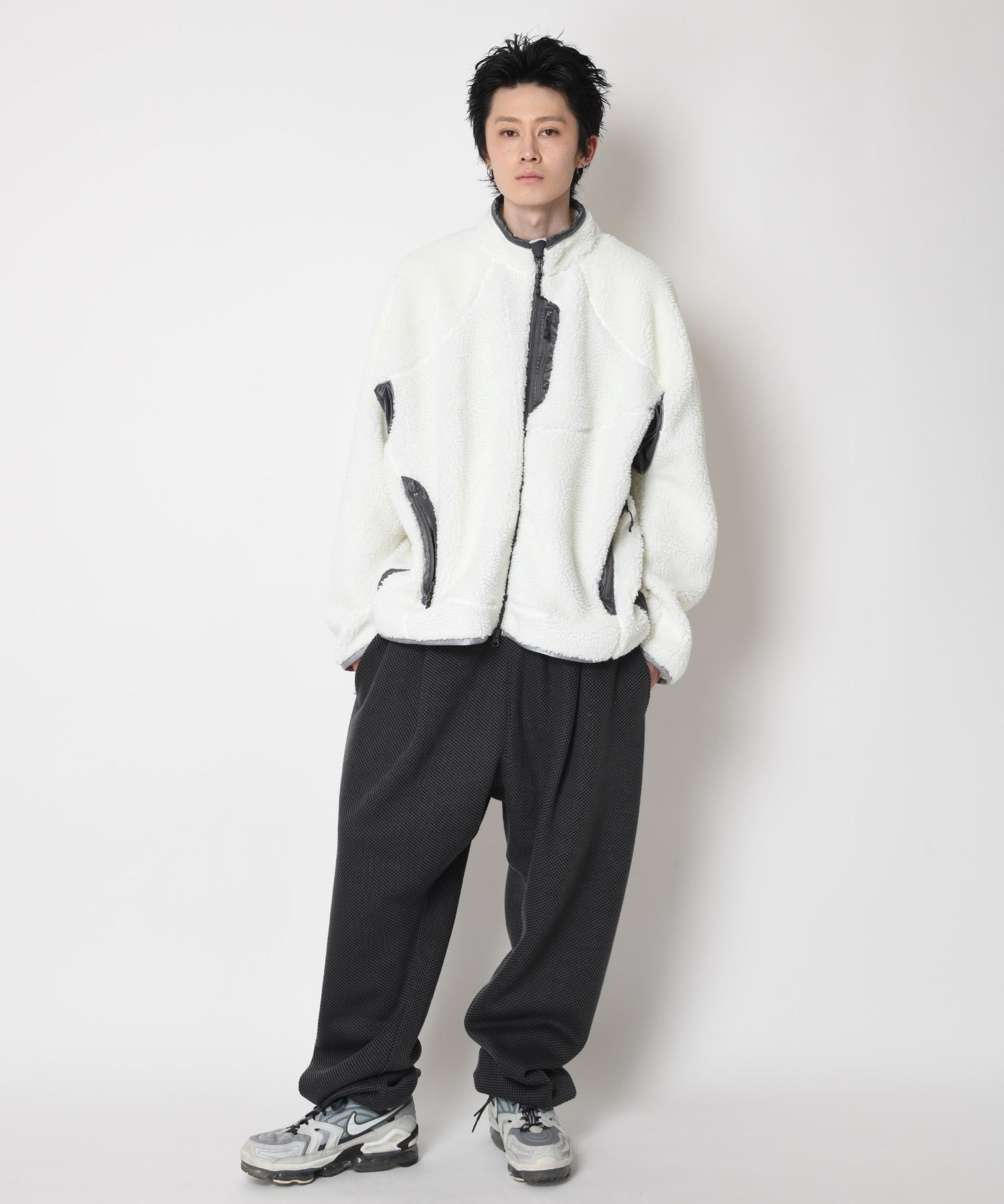 Technical boa jacket - white