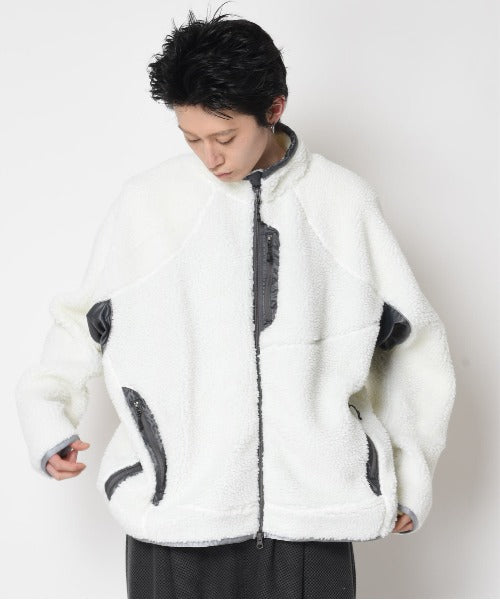 Technical boa jacket - white