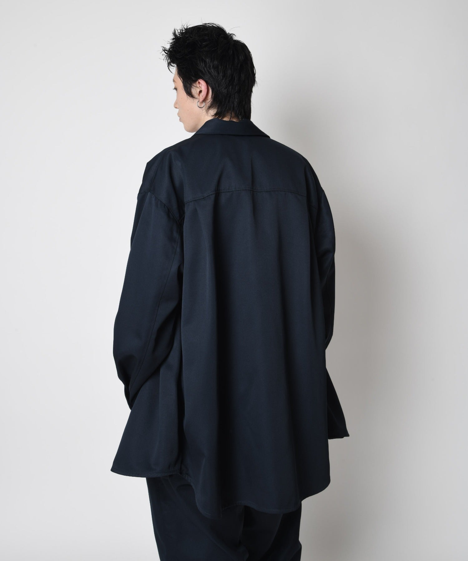 Outsider Shirt Jacket - navy