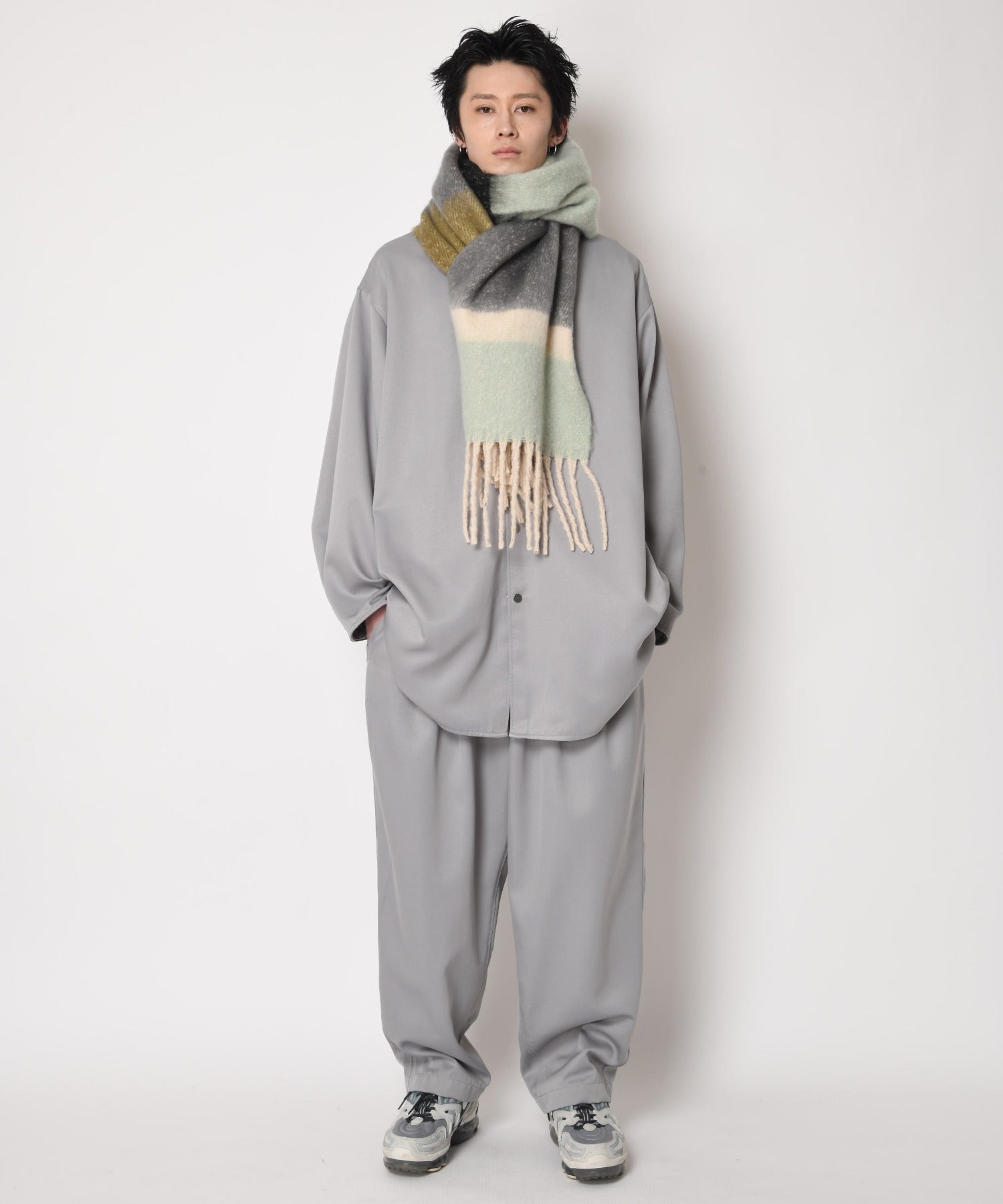 Outsider Shirt Jacket - navy