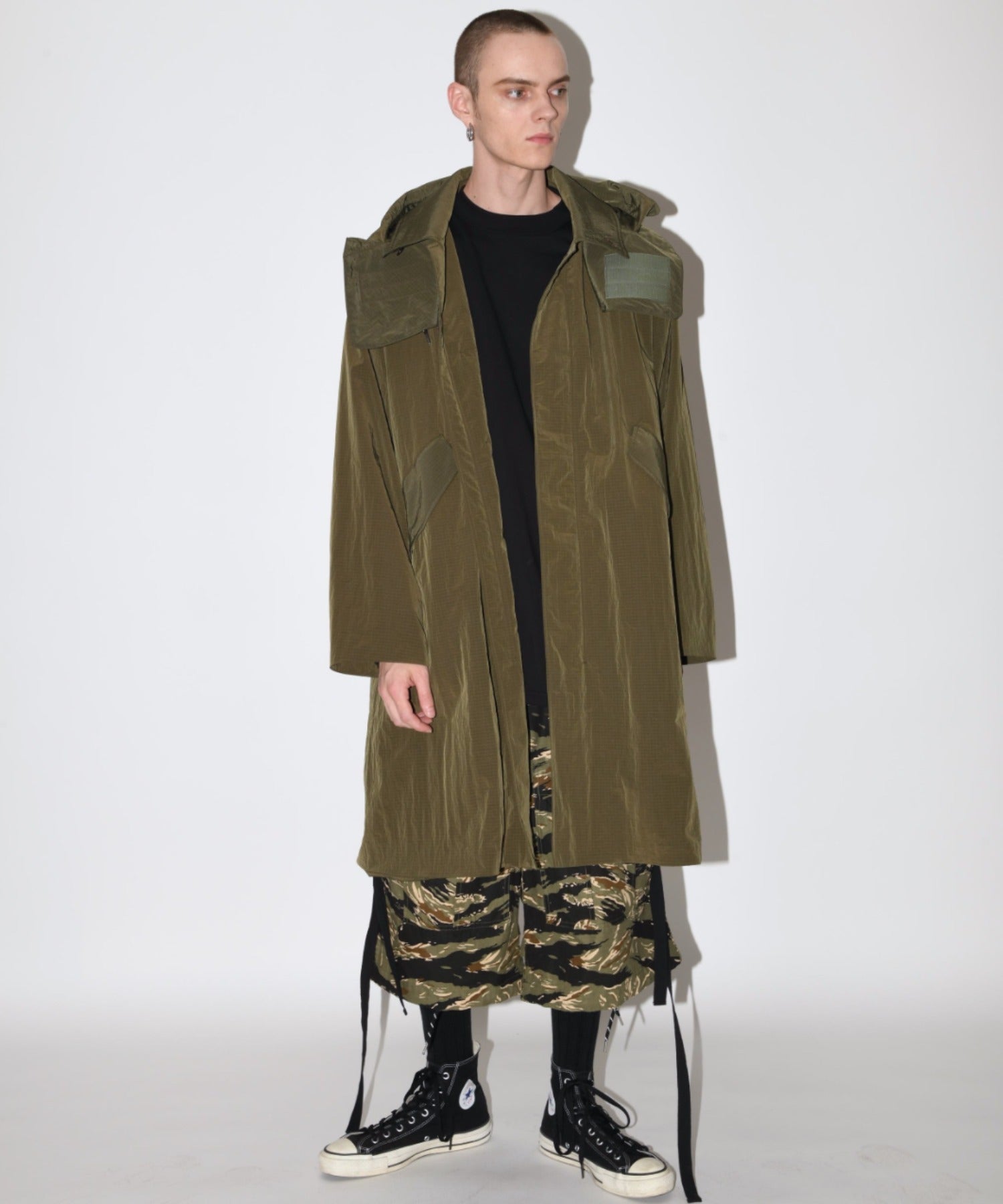 Soutien collar field coat - l gray