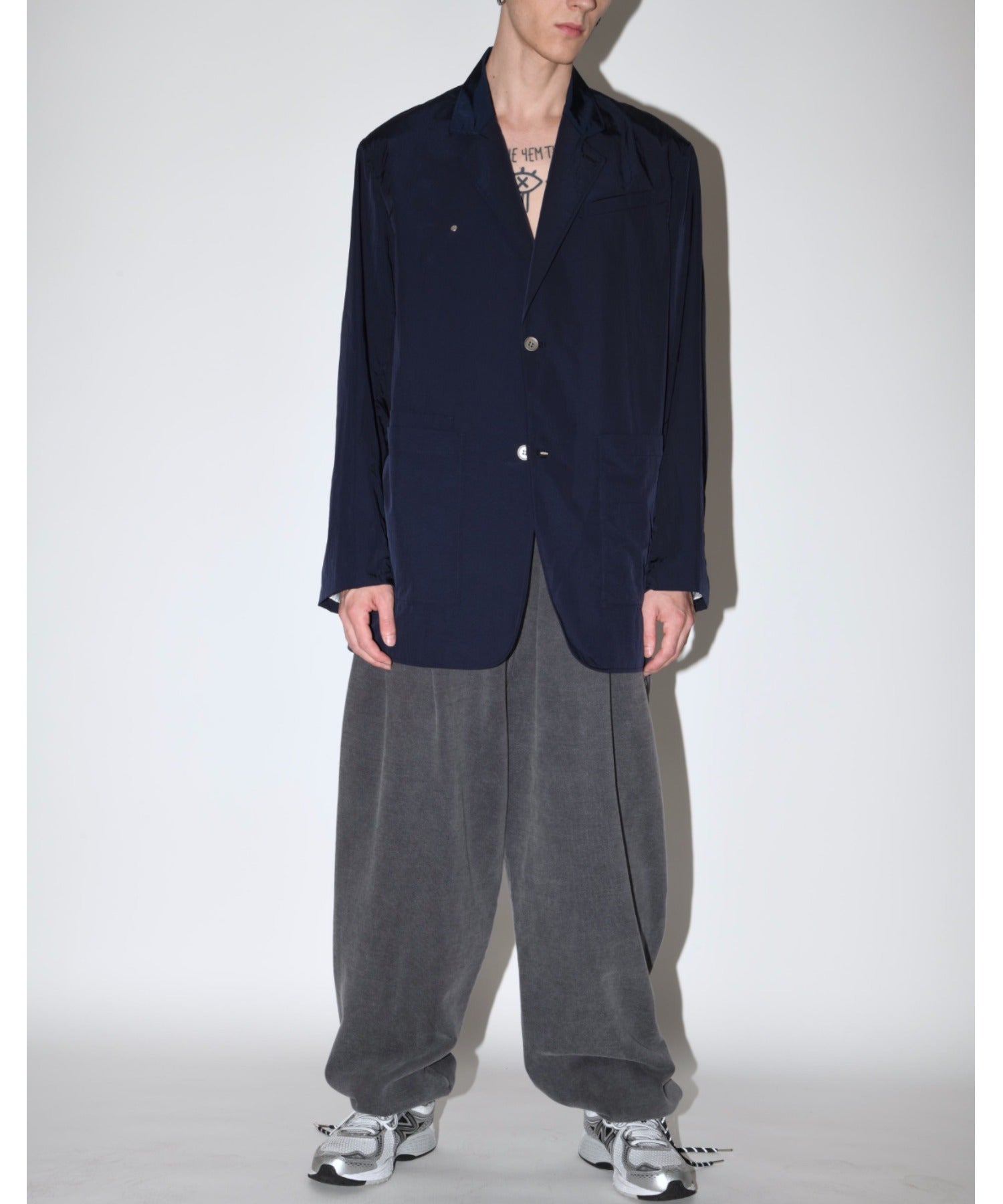 Neo blazer(Ny taffeta) - navy