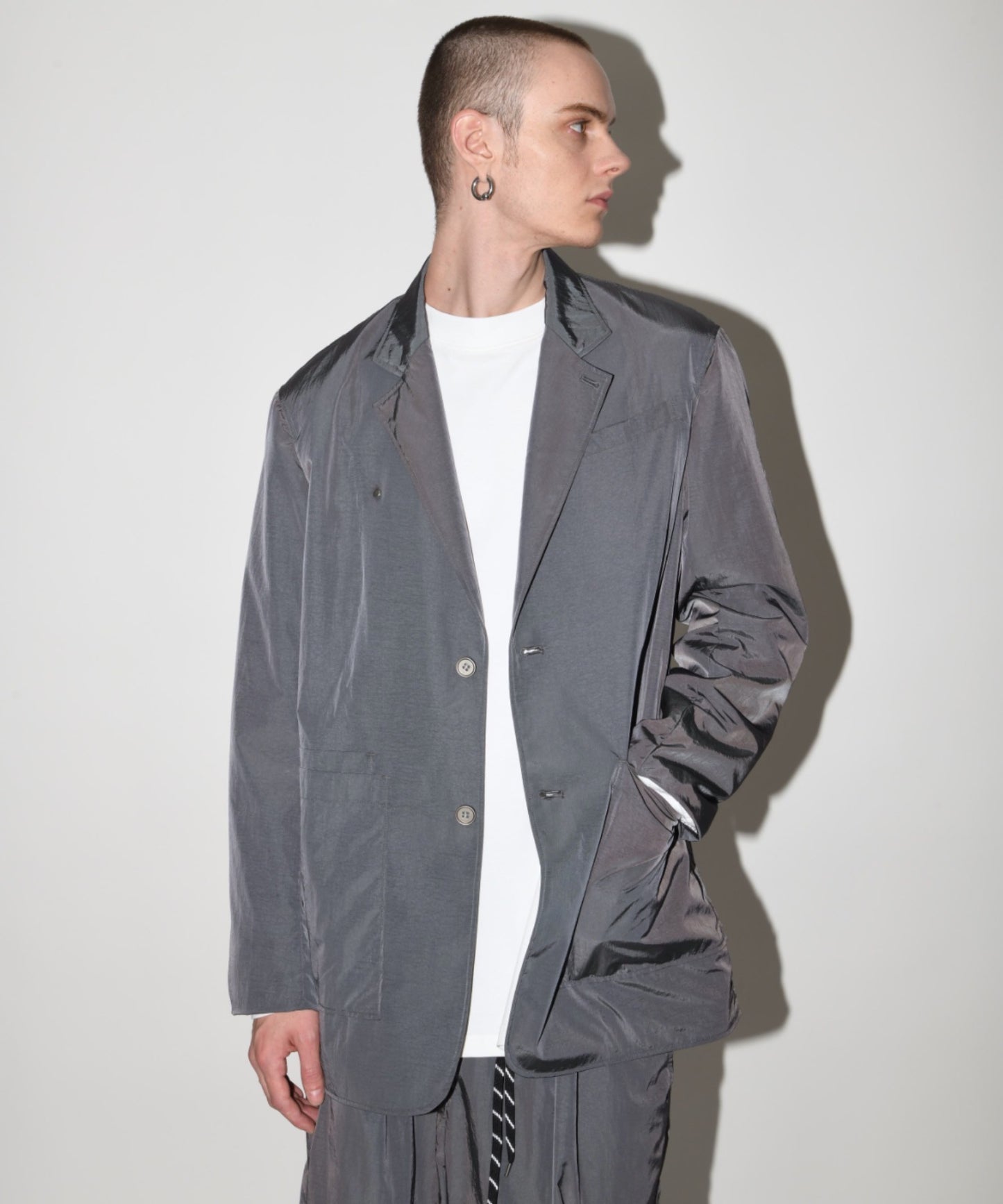 Neo blazer(Ny taffeta) - gray