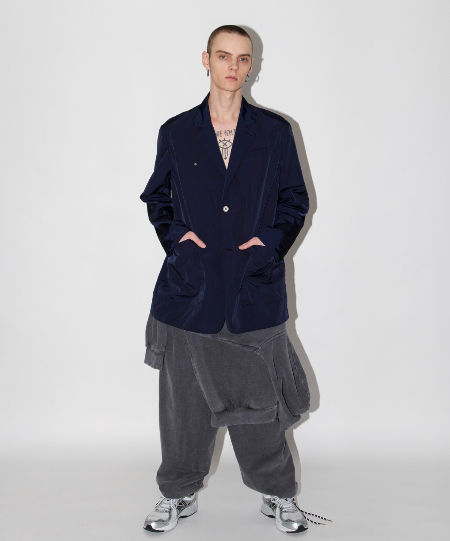 Neo blazer(Ny taffeta) - black