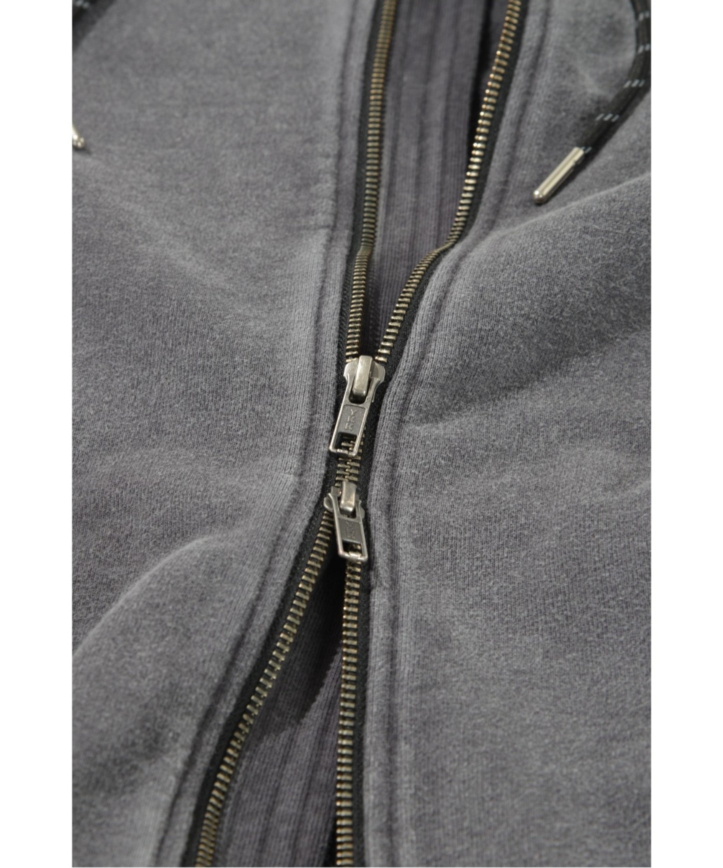 Zip sweat hoodie - gray