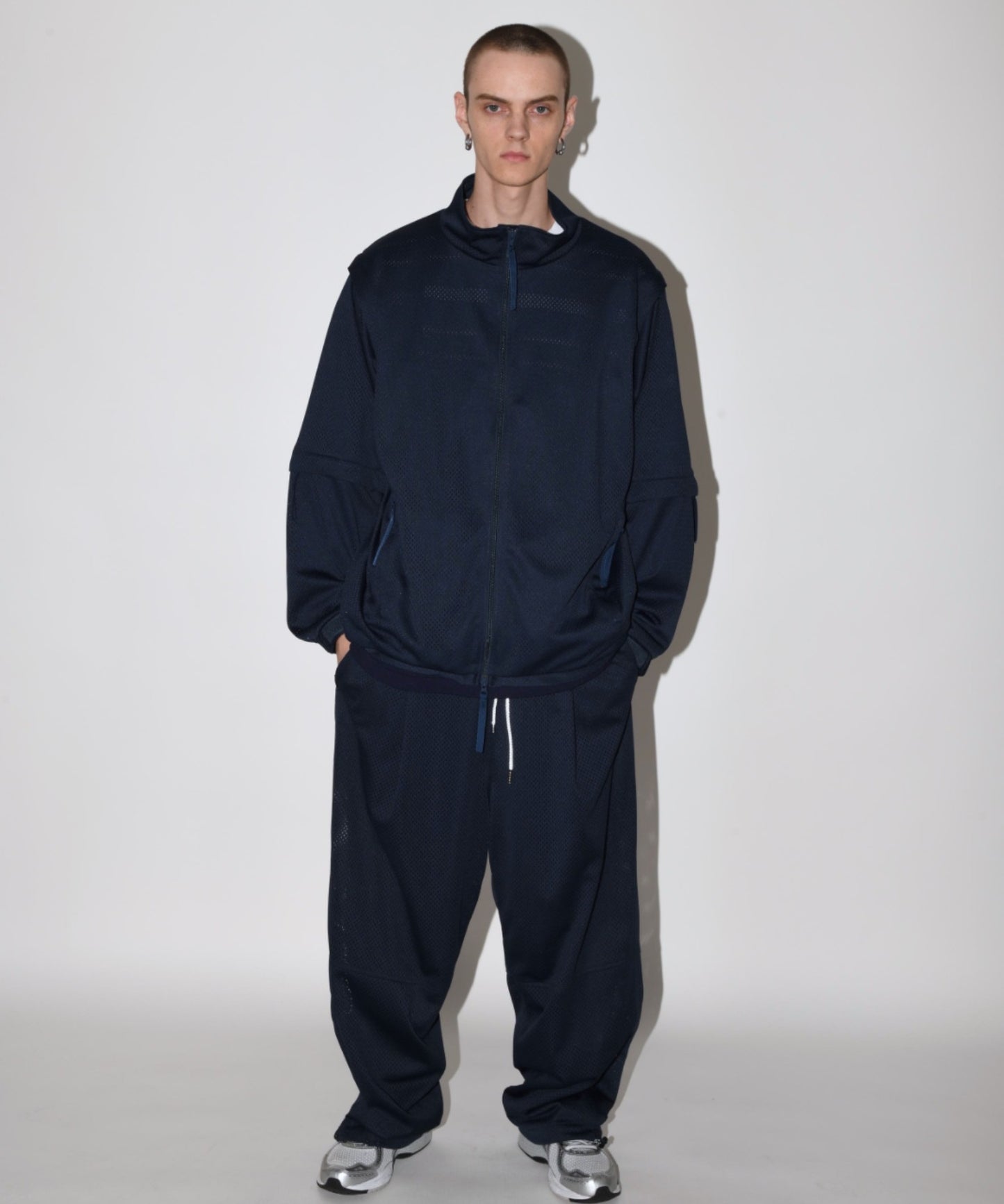 Technical mesh extende - navy