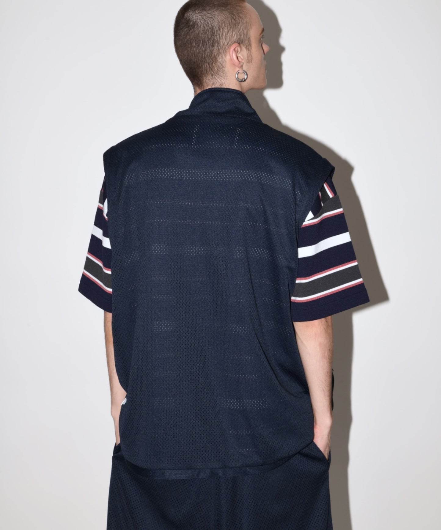 Technical mesh extende - navy