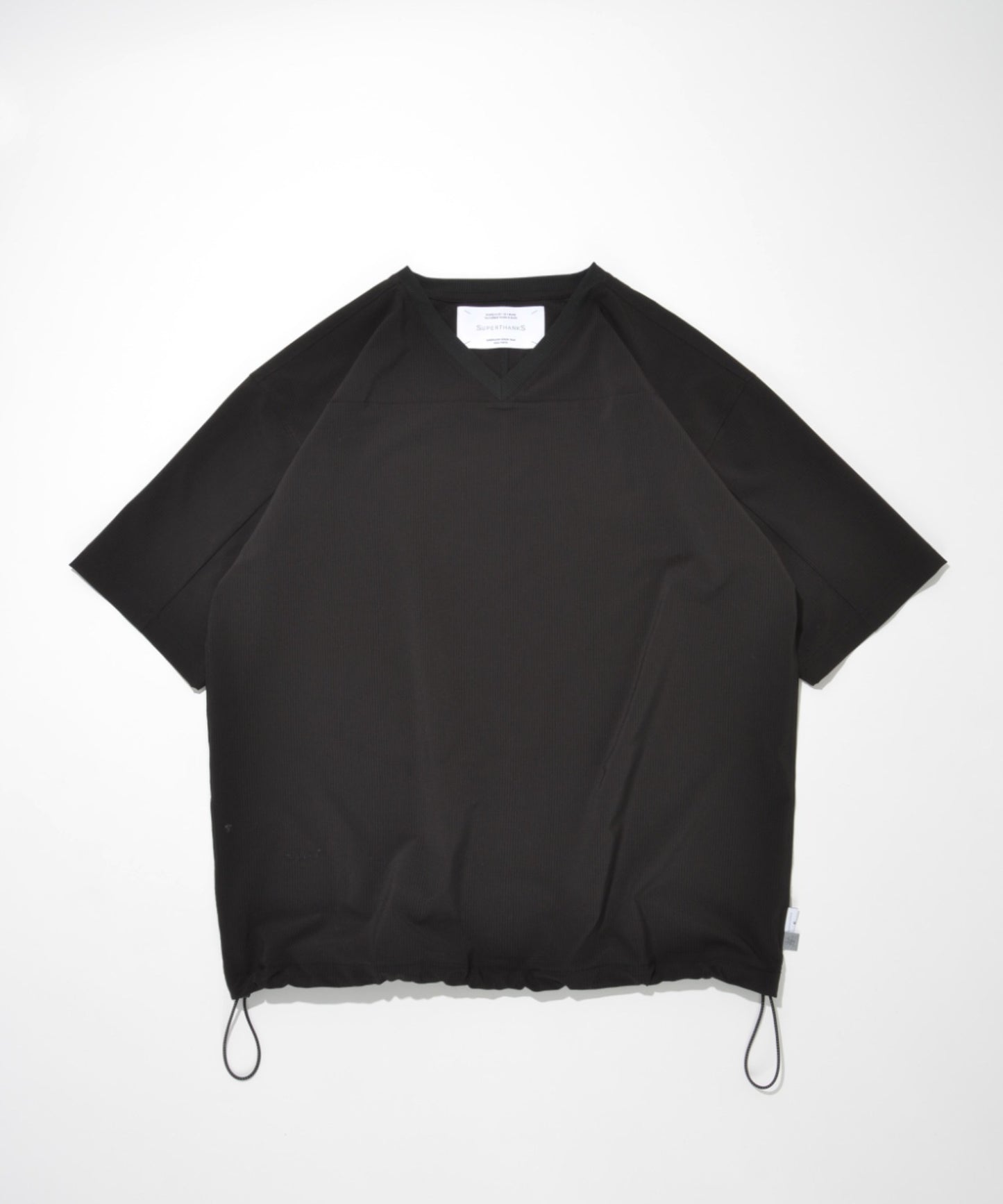 Technical S/S pullover - black