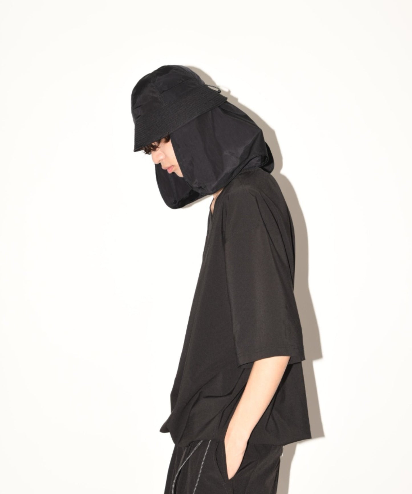 Technical S/S pullover - black