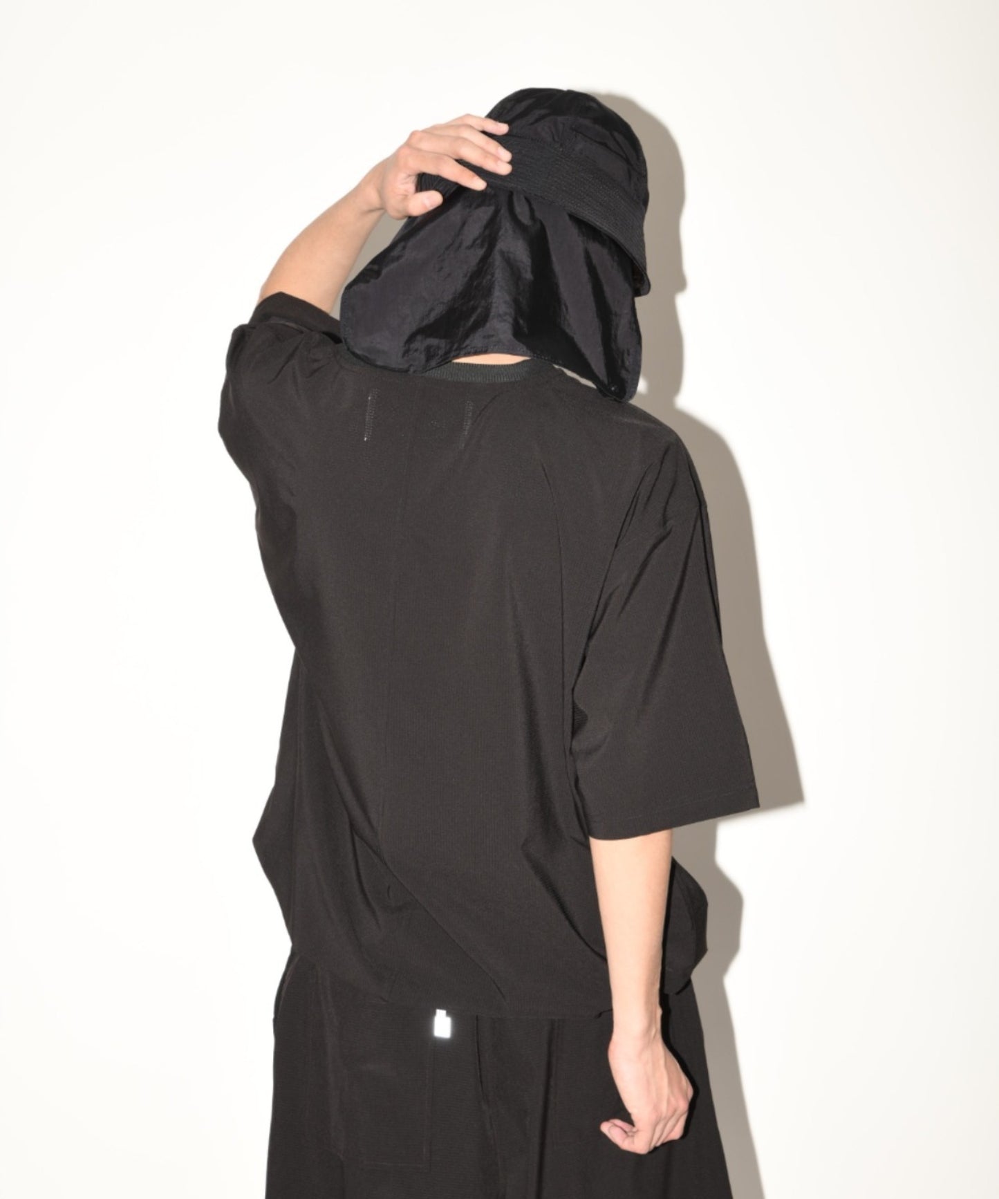 Technical S/S pullover - black