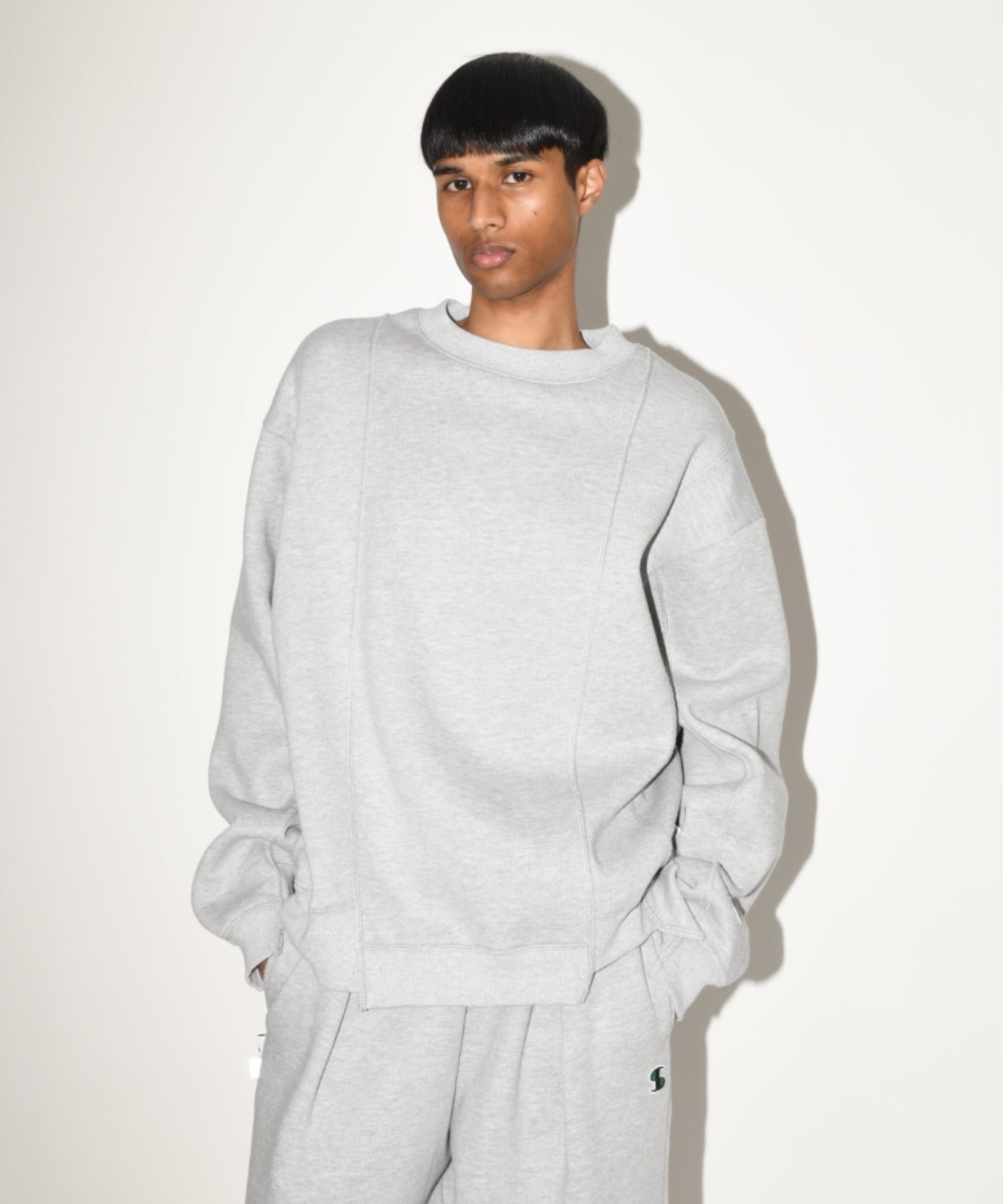 Connect sweat crew neck - ash gray