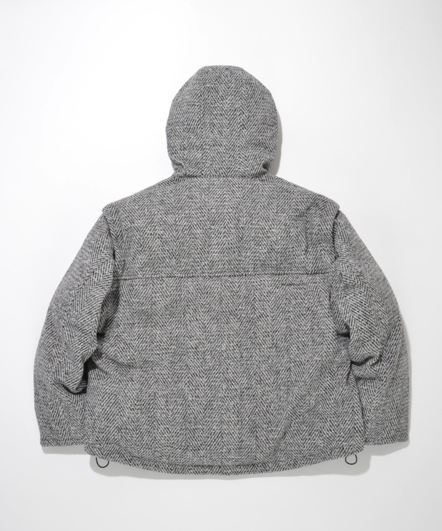 Herringbone mountain parka - gray