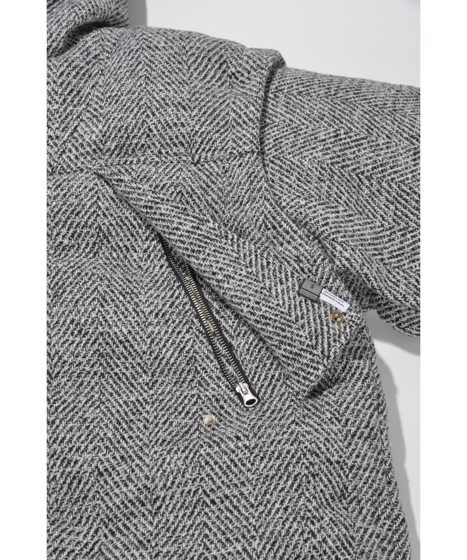 Herringbone mountain parka - gray