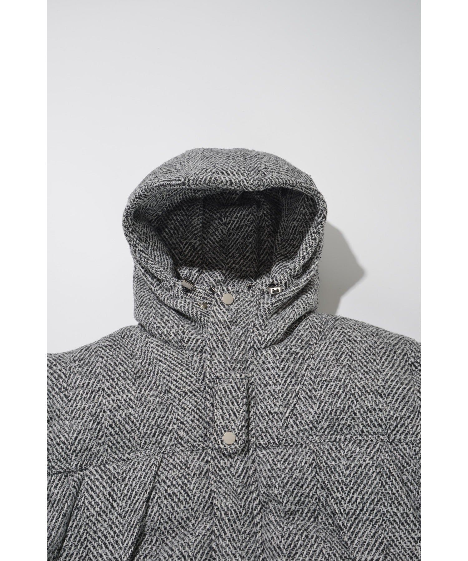 Herringbone mountain parka - gray