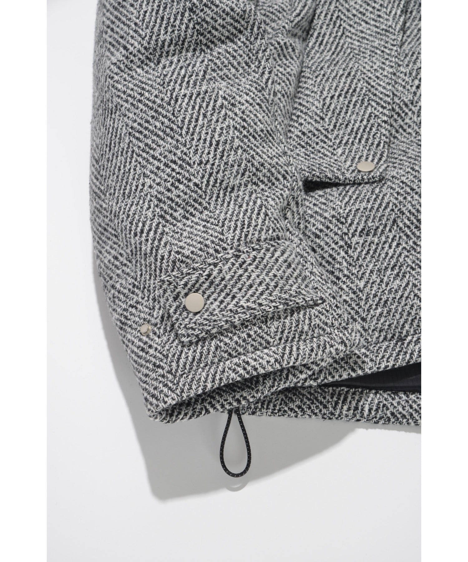 Herringbone mountain parka - gray