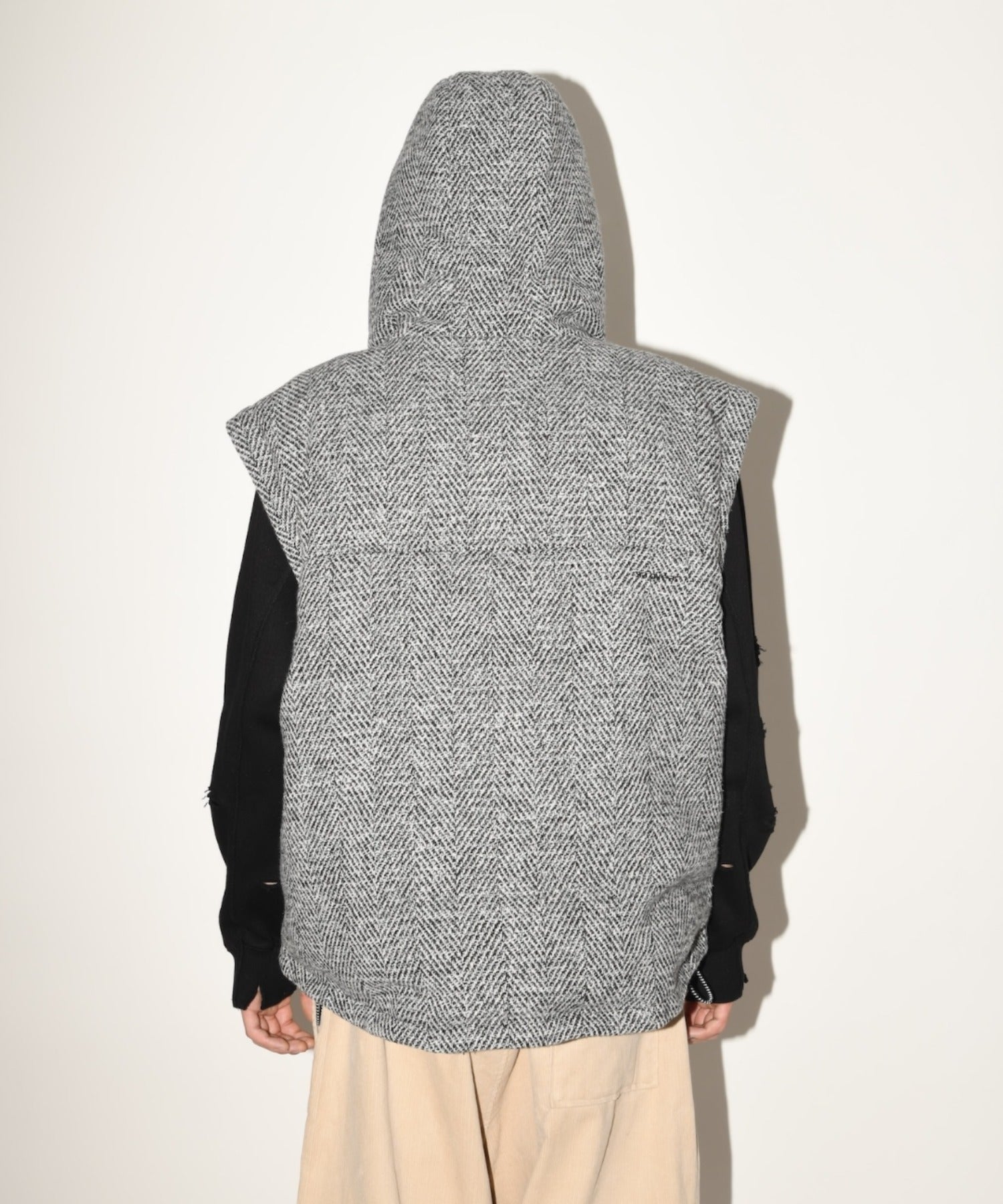 Herringbone mountain parka - gray