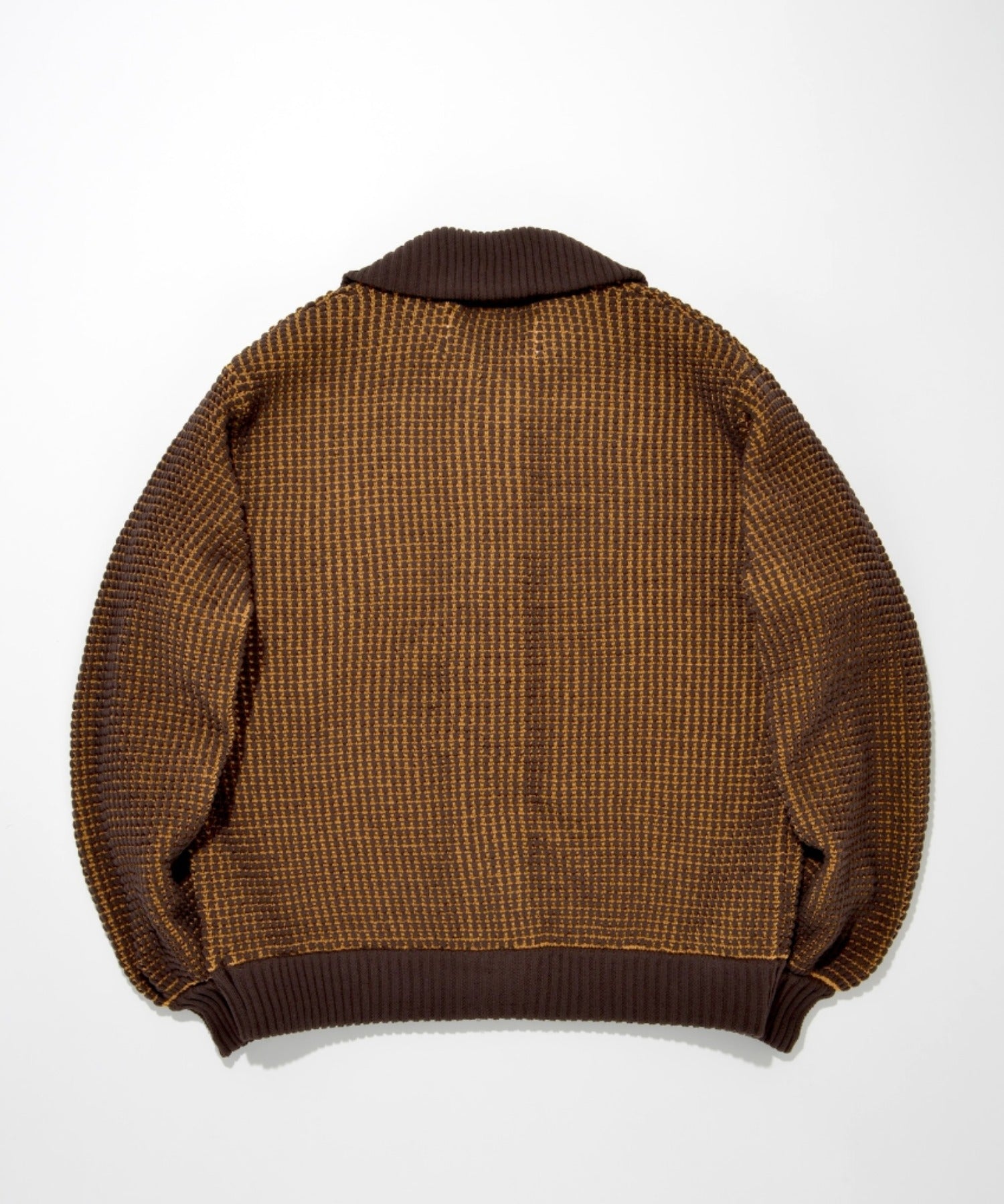 Popcorn knit cardigan - black