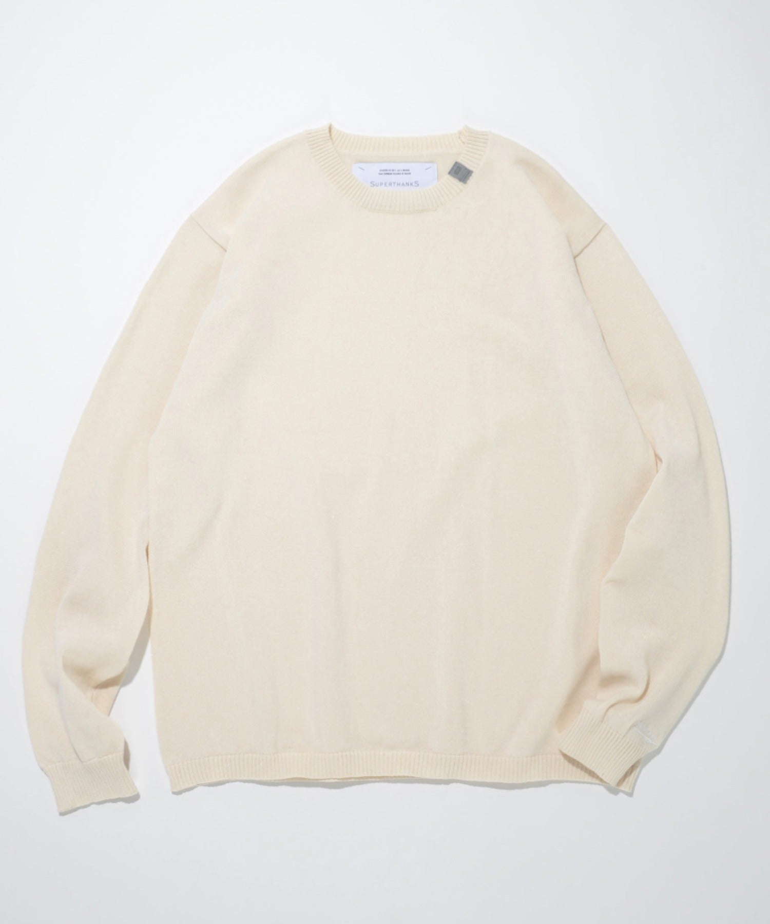 Glitter mix long-sleeve knit - cream mix