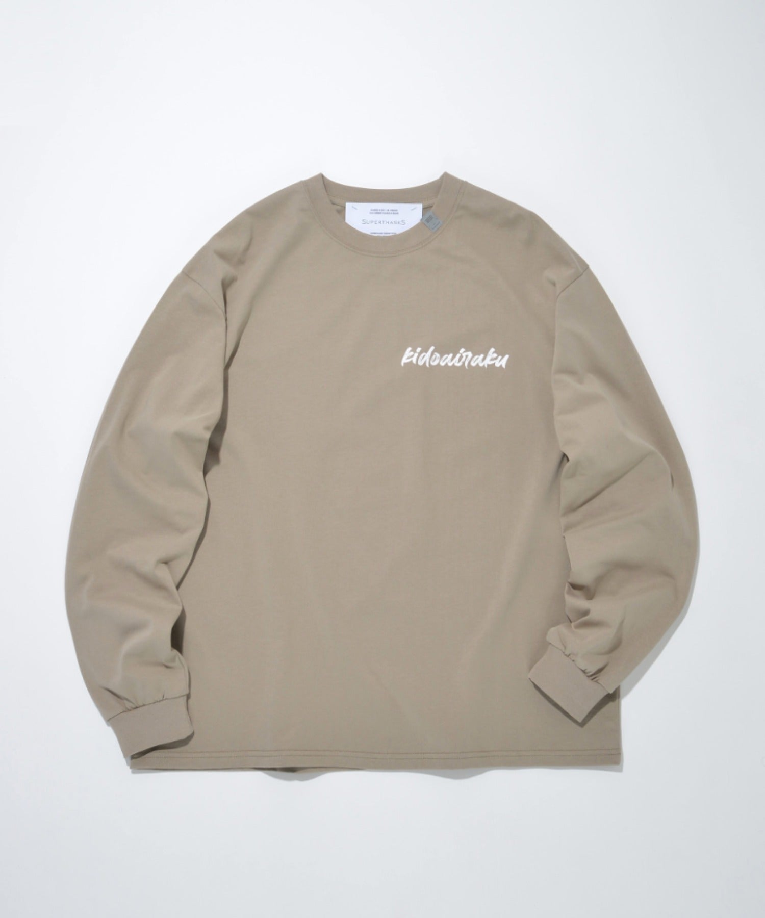 "kidoairaku"L/S T-shirt - desert