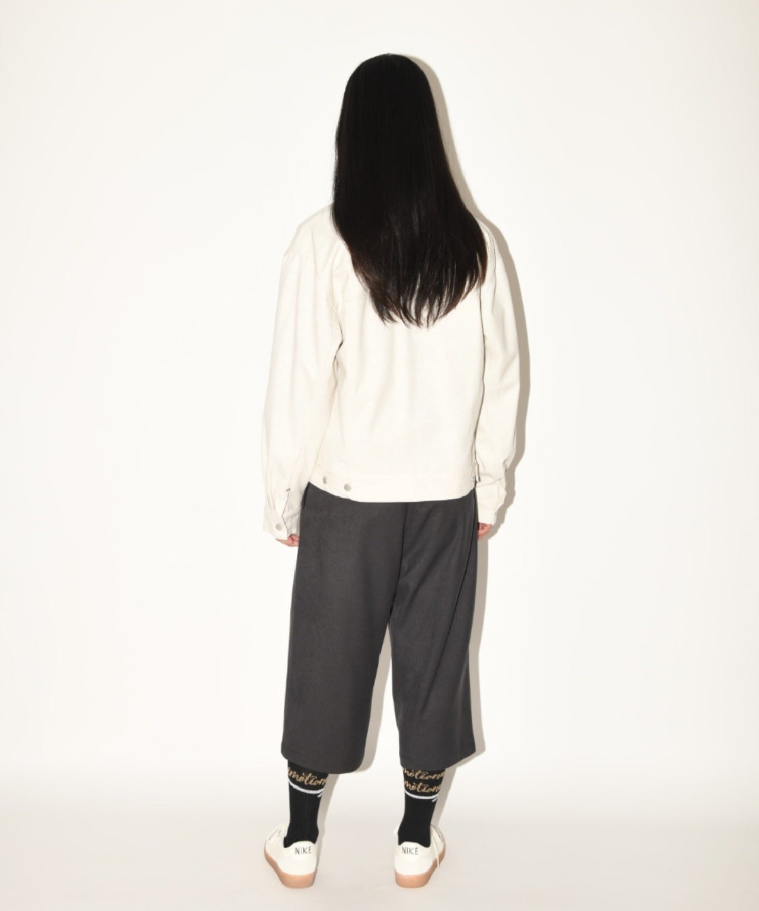 "emotional"High-socks - white
