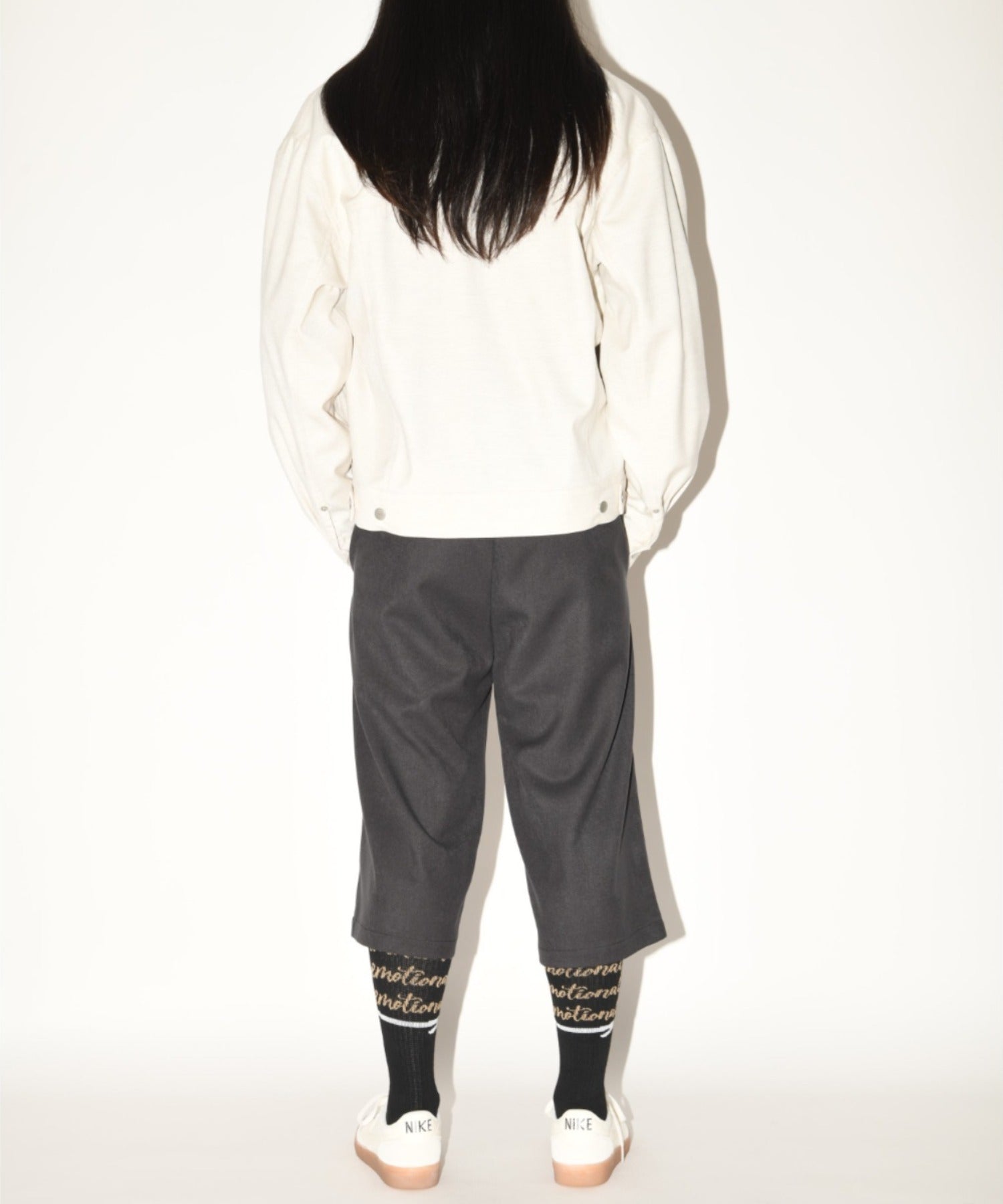 "emotional"High-socks - white