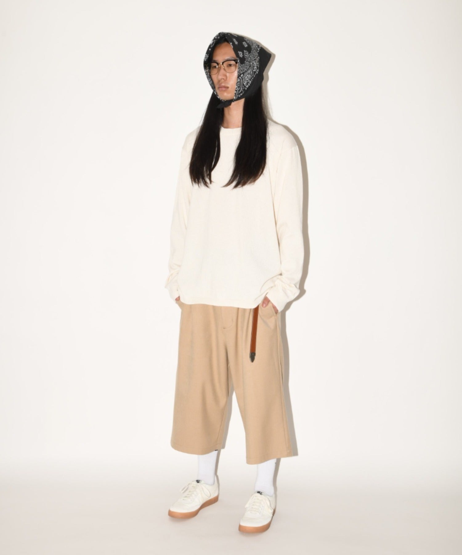 "emotional"High-socks - white