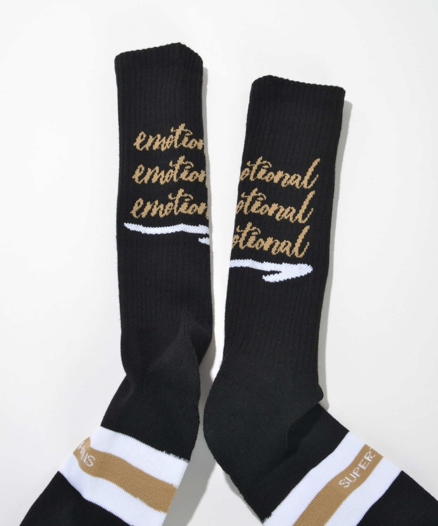 "emotional"High-socks - white