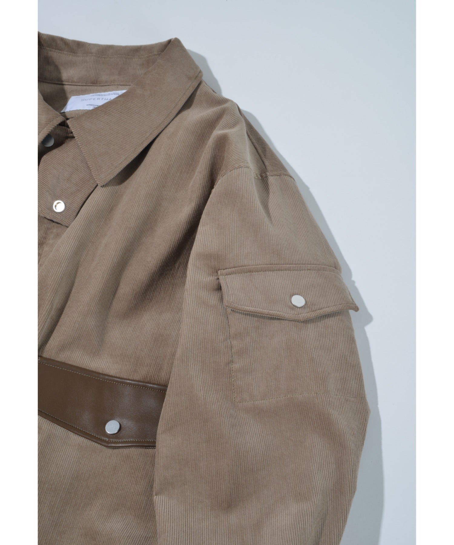Corduroy Harrington Jacket- brown