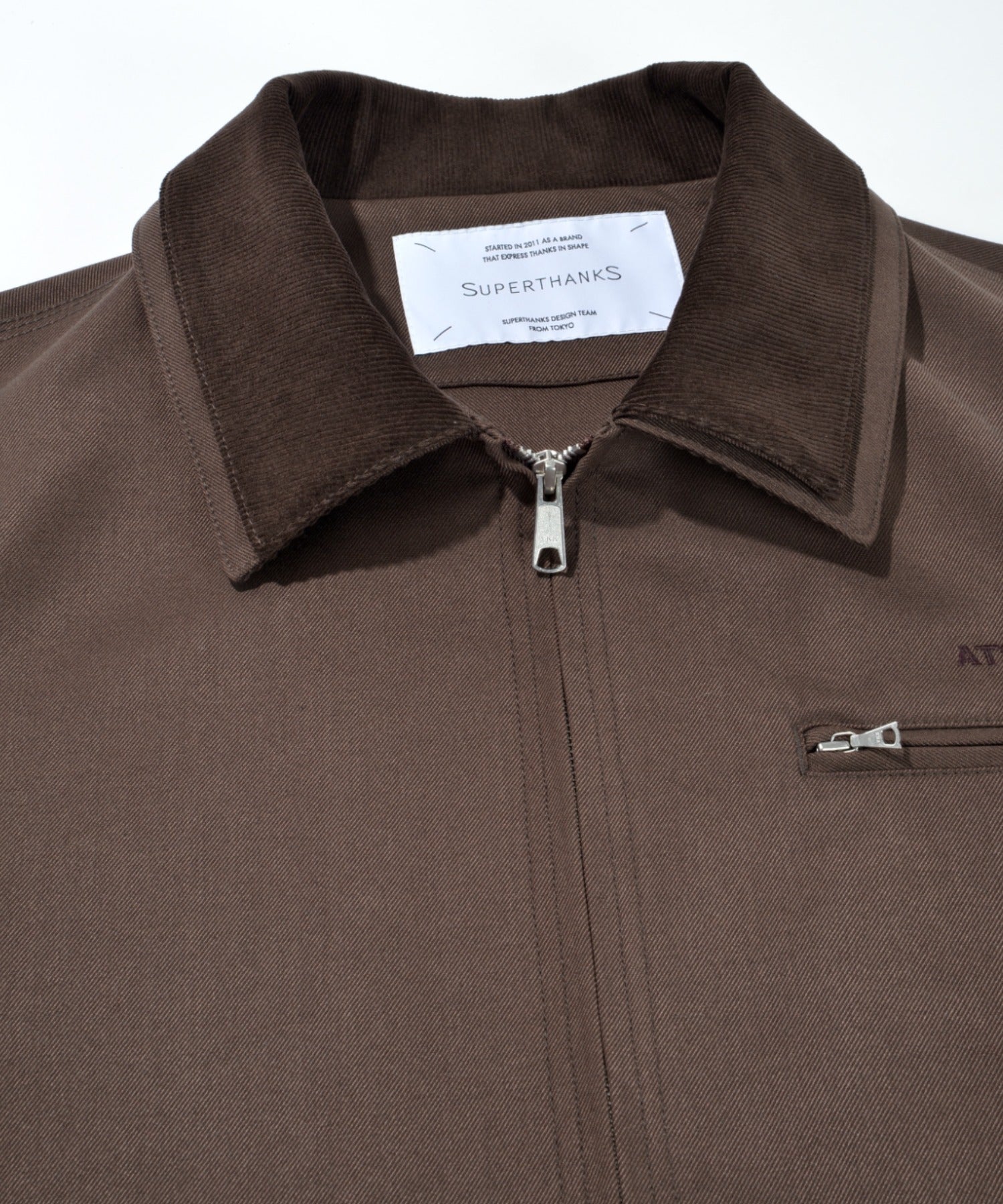 Double collar Detroit Jacket-Type - brown
