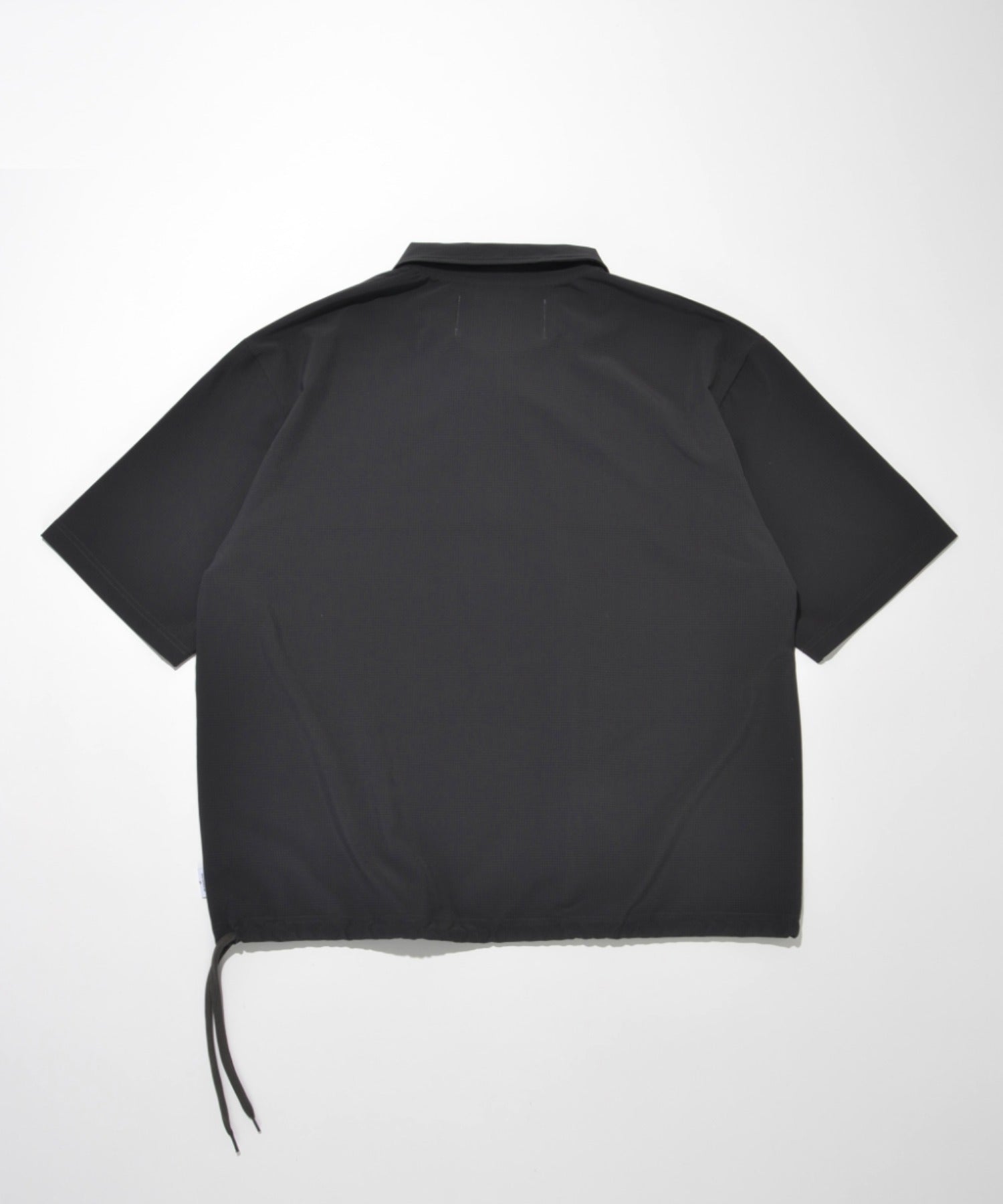Technical S/S zip-pullover c.gray/black
