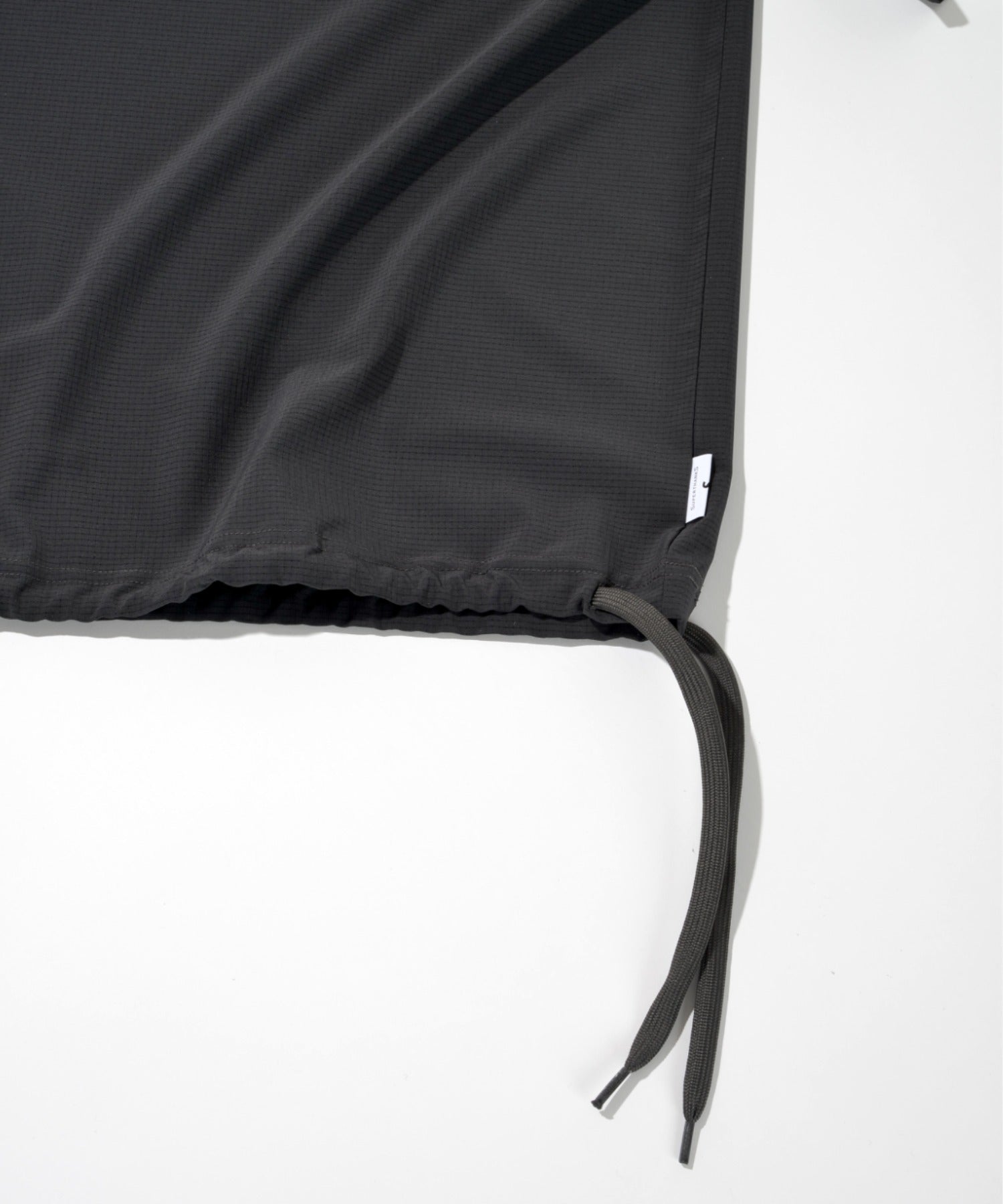 Technical S/S zip-pullover c.gray/black