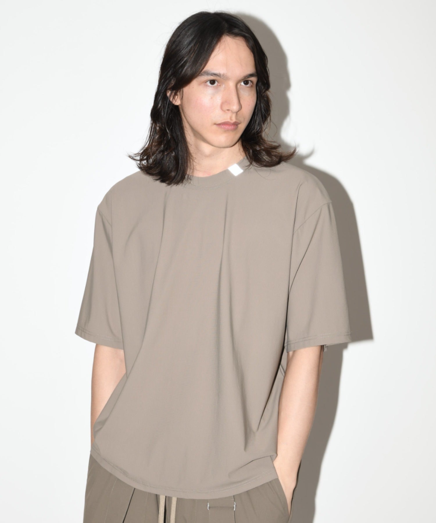 Quick-dry S/S T-shirt - khaki