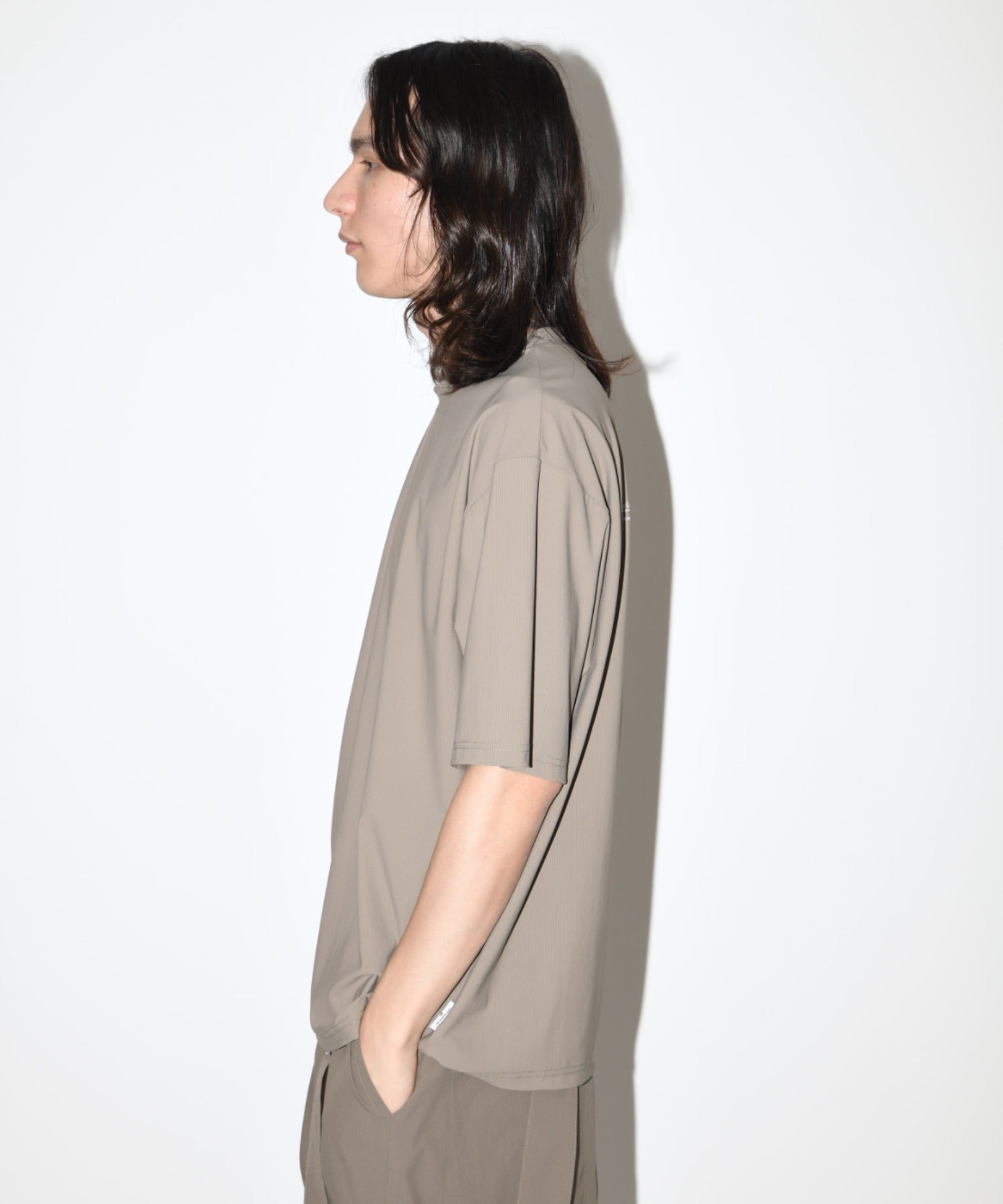 Quick-dry S/S T-shirt - khaki