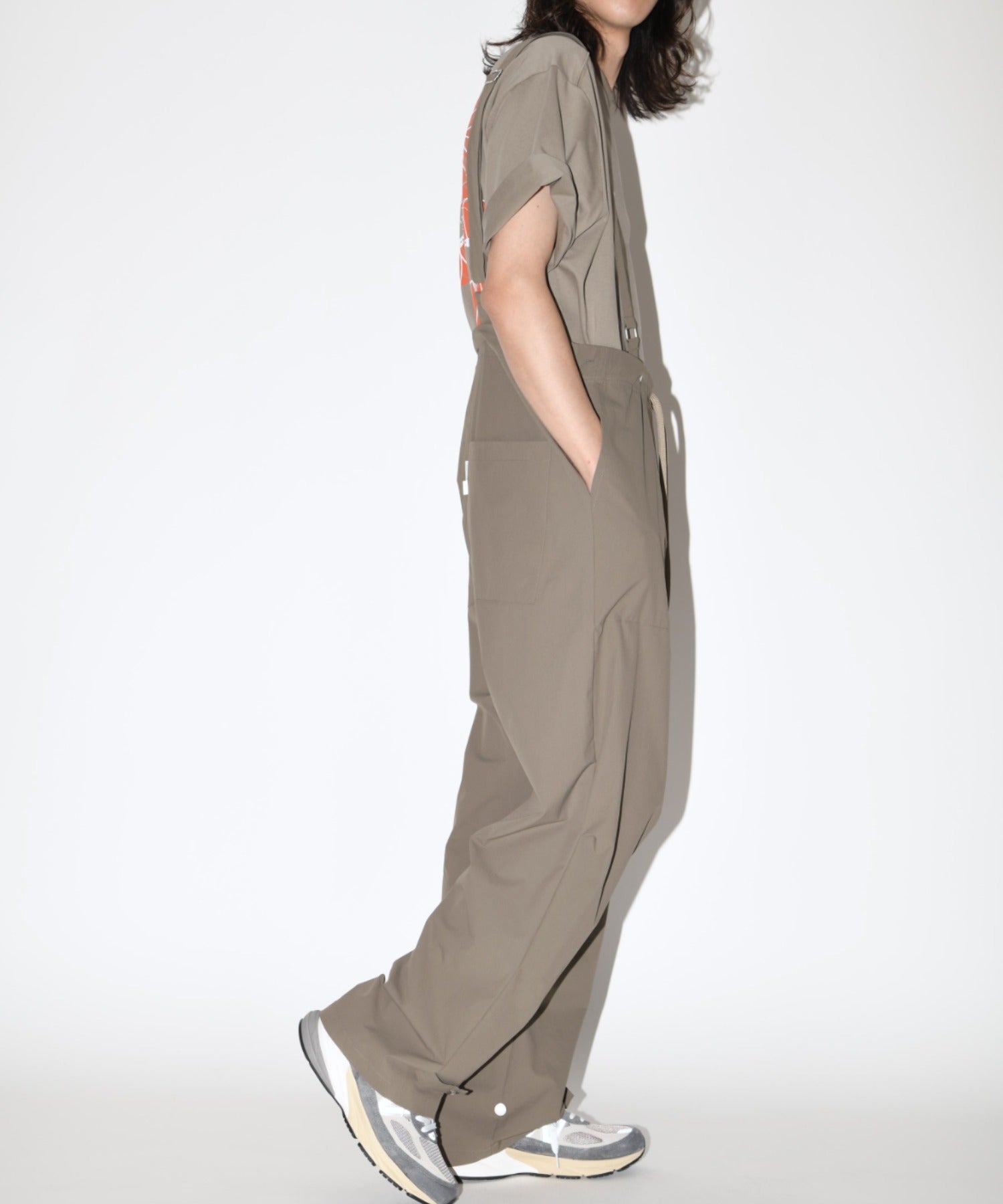 Changing Overalls - khaki