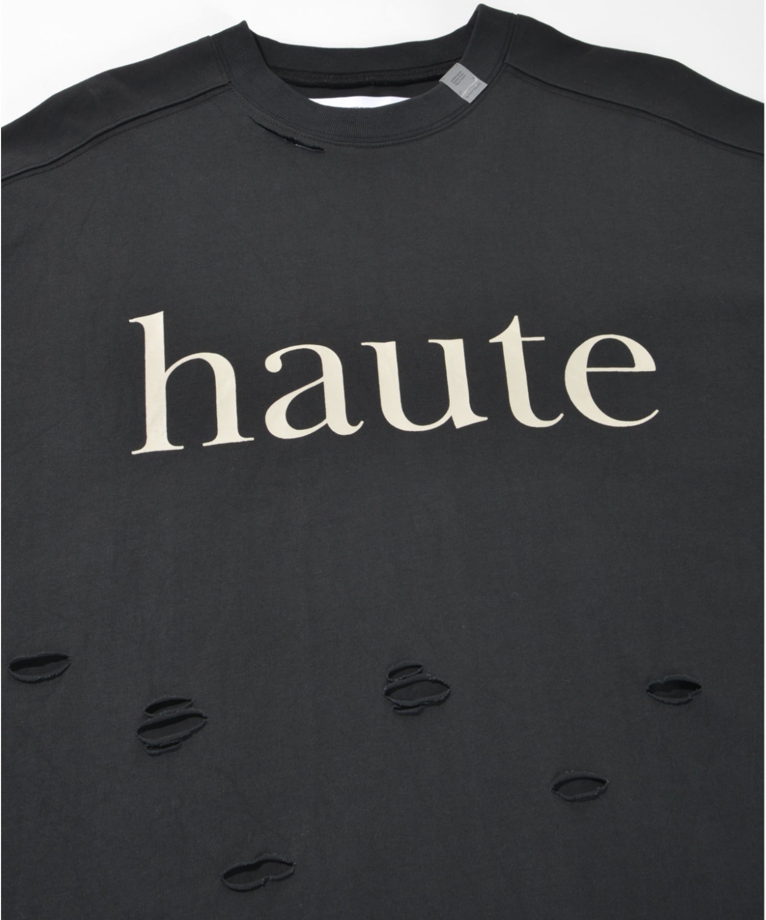 ”haute"damage S/S T-shirt - khaki
