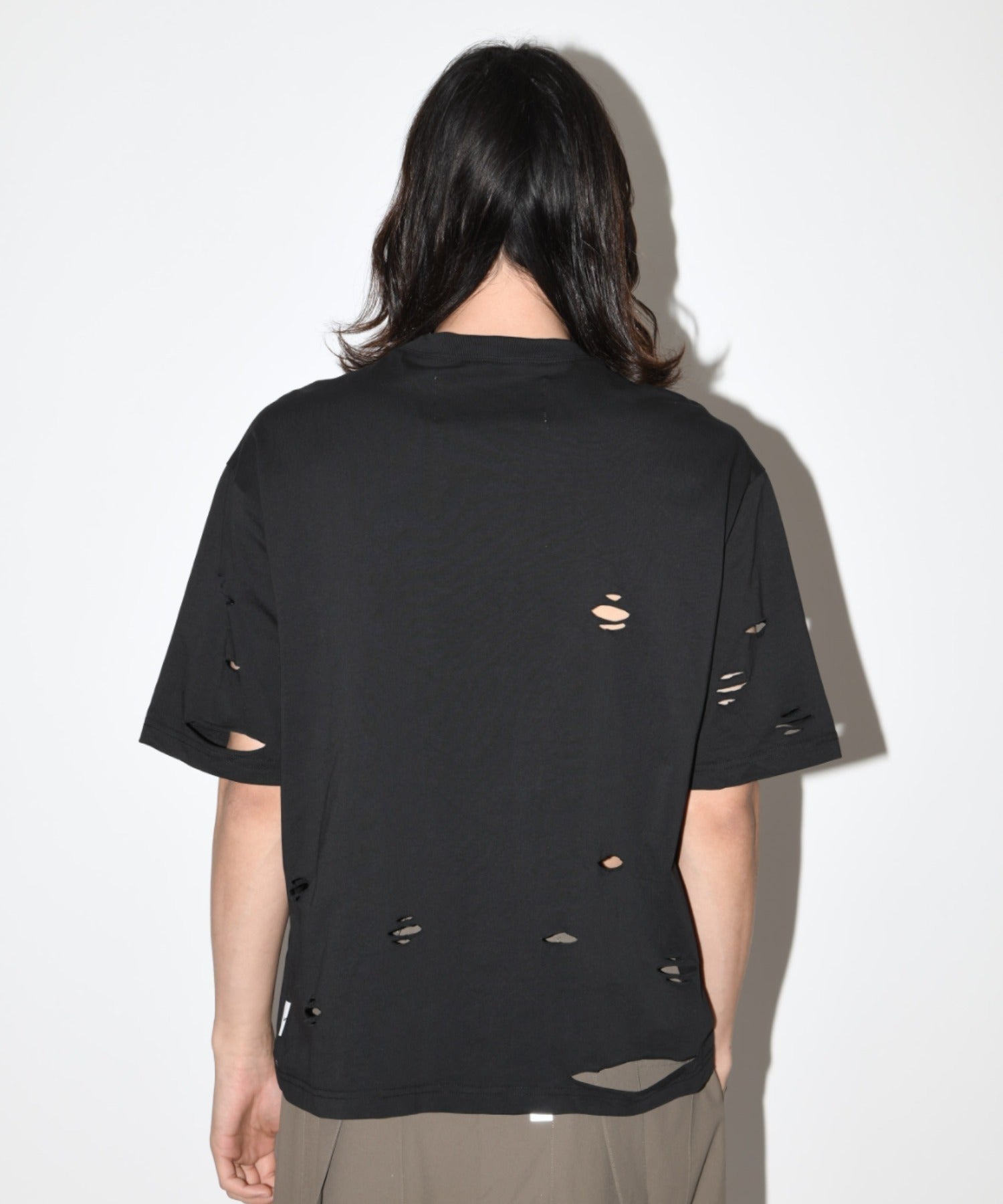 ”haute"damage S/S T-shirt - khaki