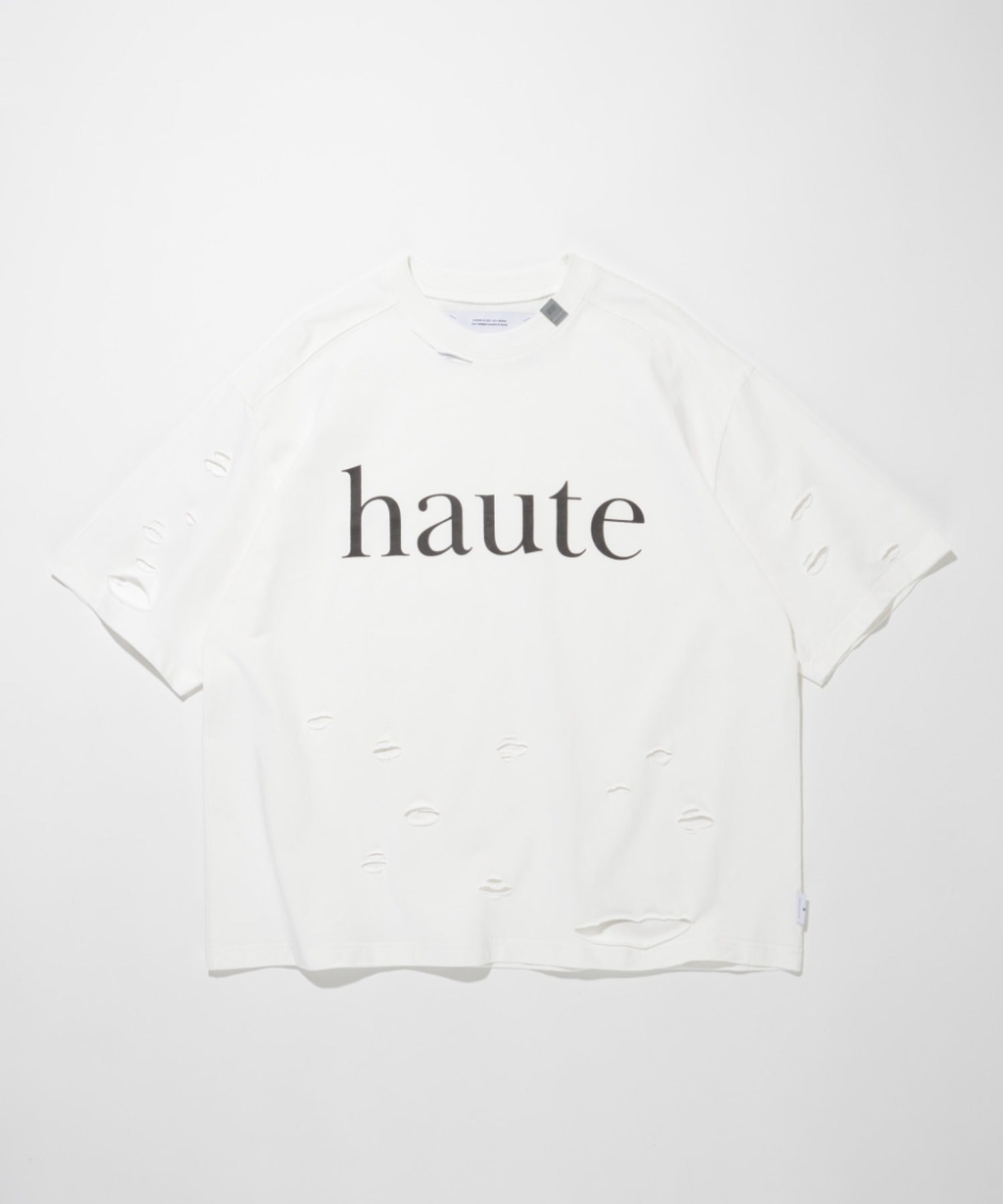 ”haute"damage S/S T-shirt - khaki