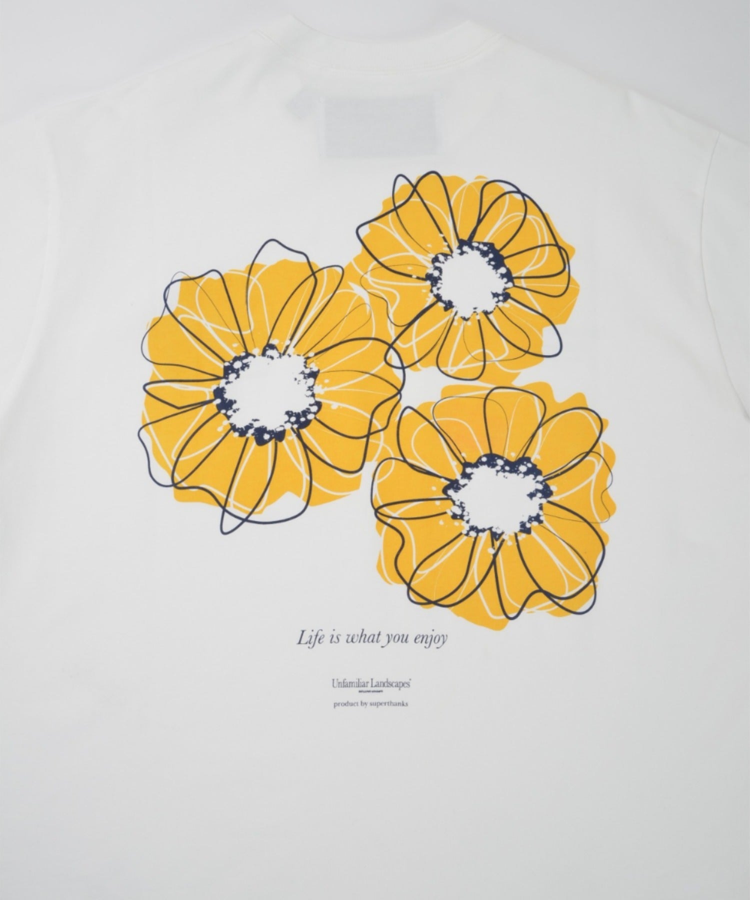 ”Bic flower" S/S T-shirt - khaki