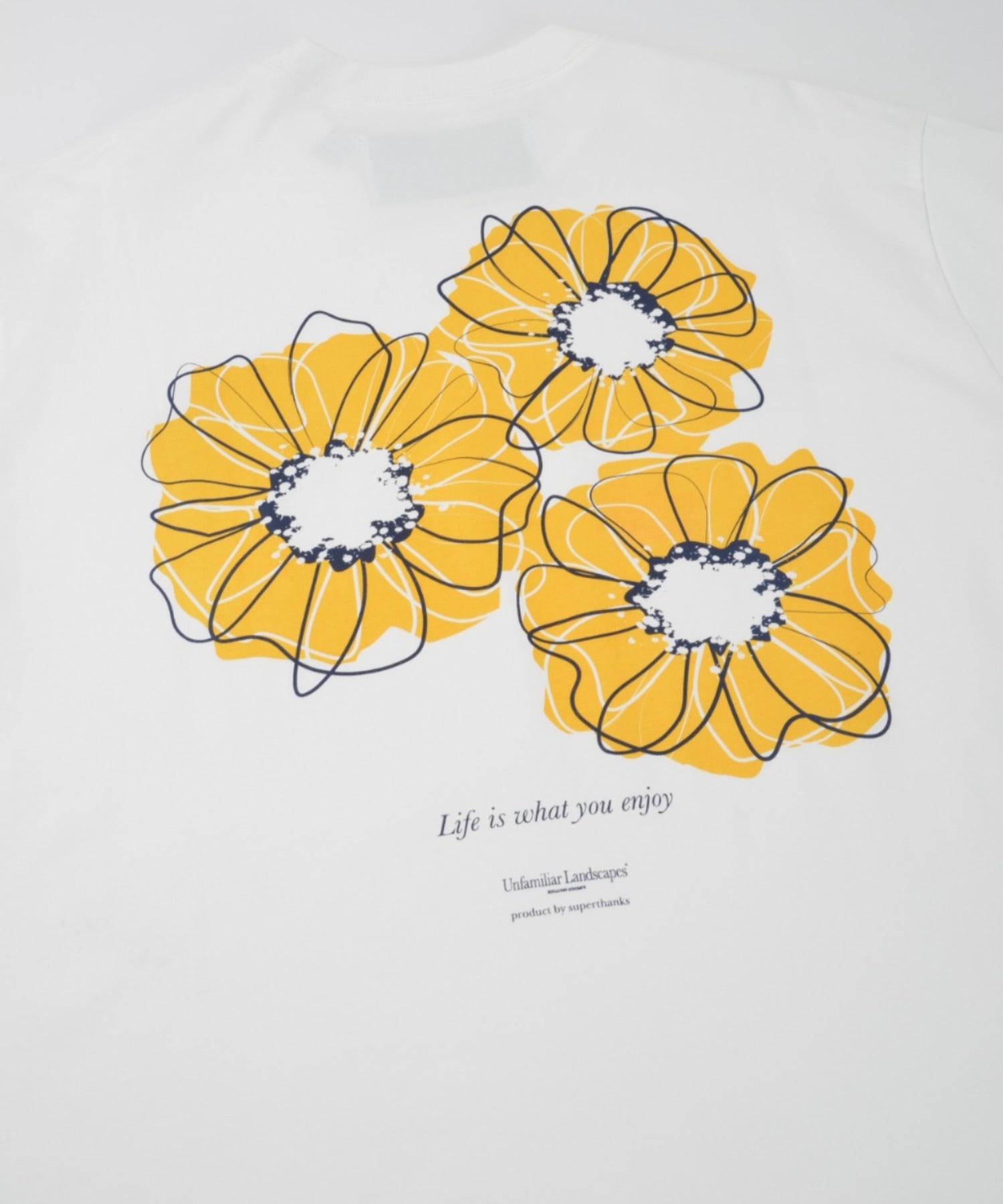 ”Bic flower" S/S T-shirt - khaki